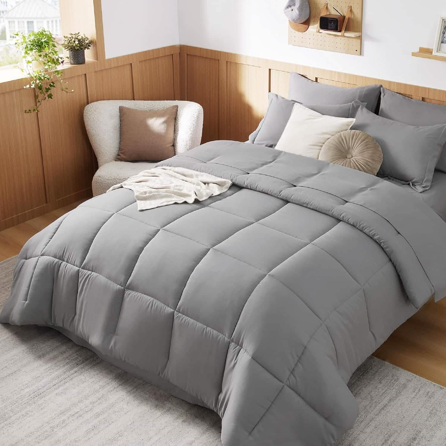 GentleSoft™ Comforter Set - 7 Pieces Solid