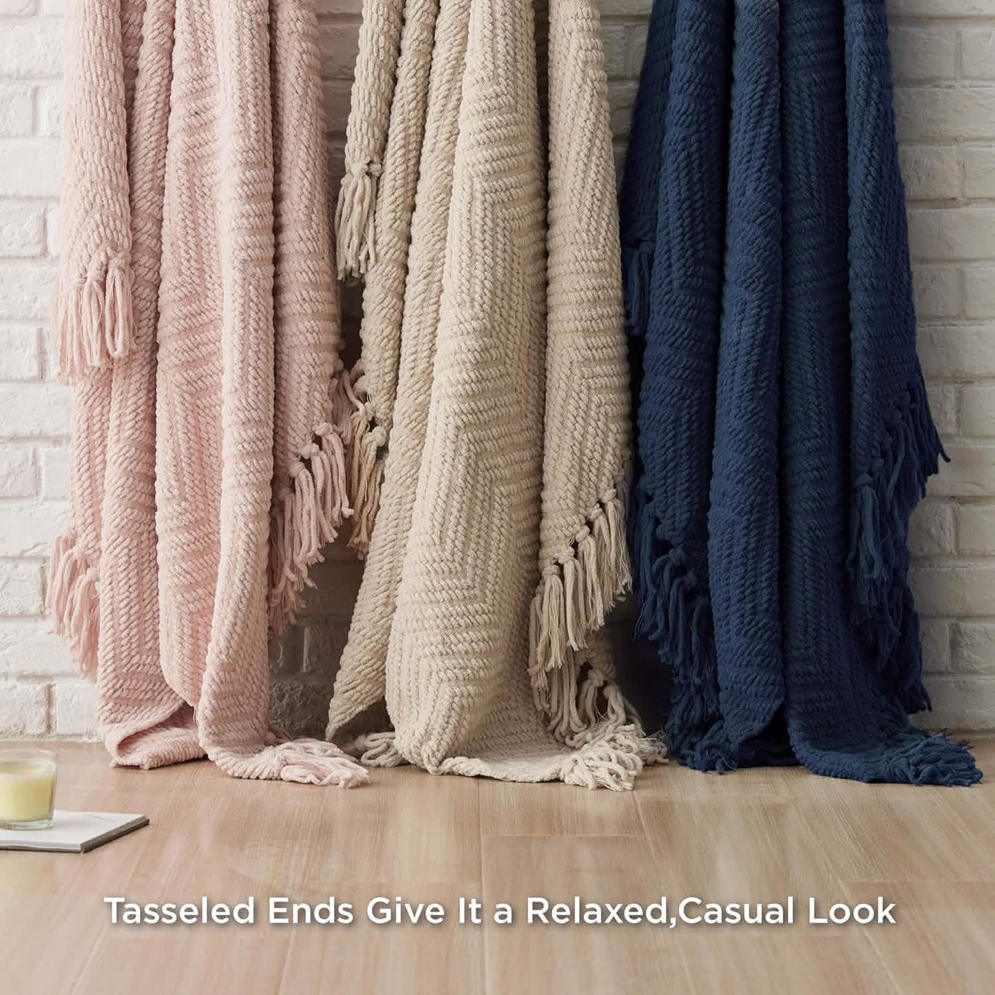 GentleSoft™ GentleSoft Versatile Knit Woven Chenille Blanket