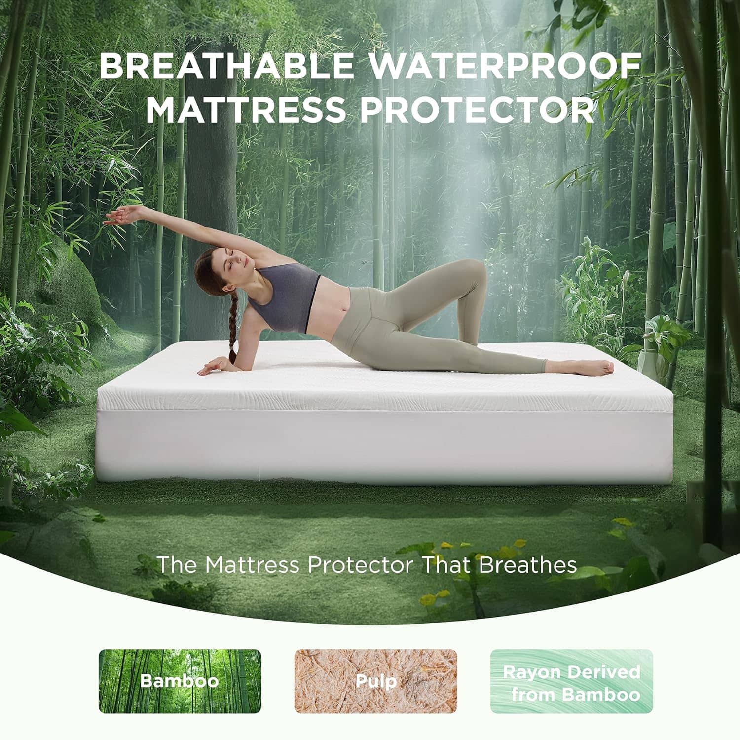 Breathable waterproof Mattress protector