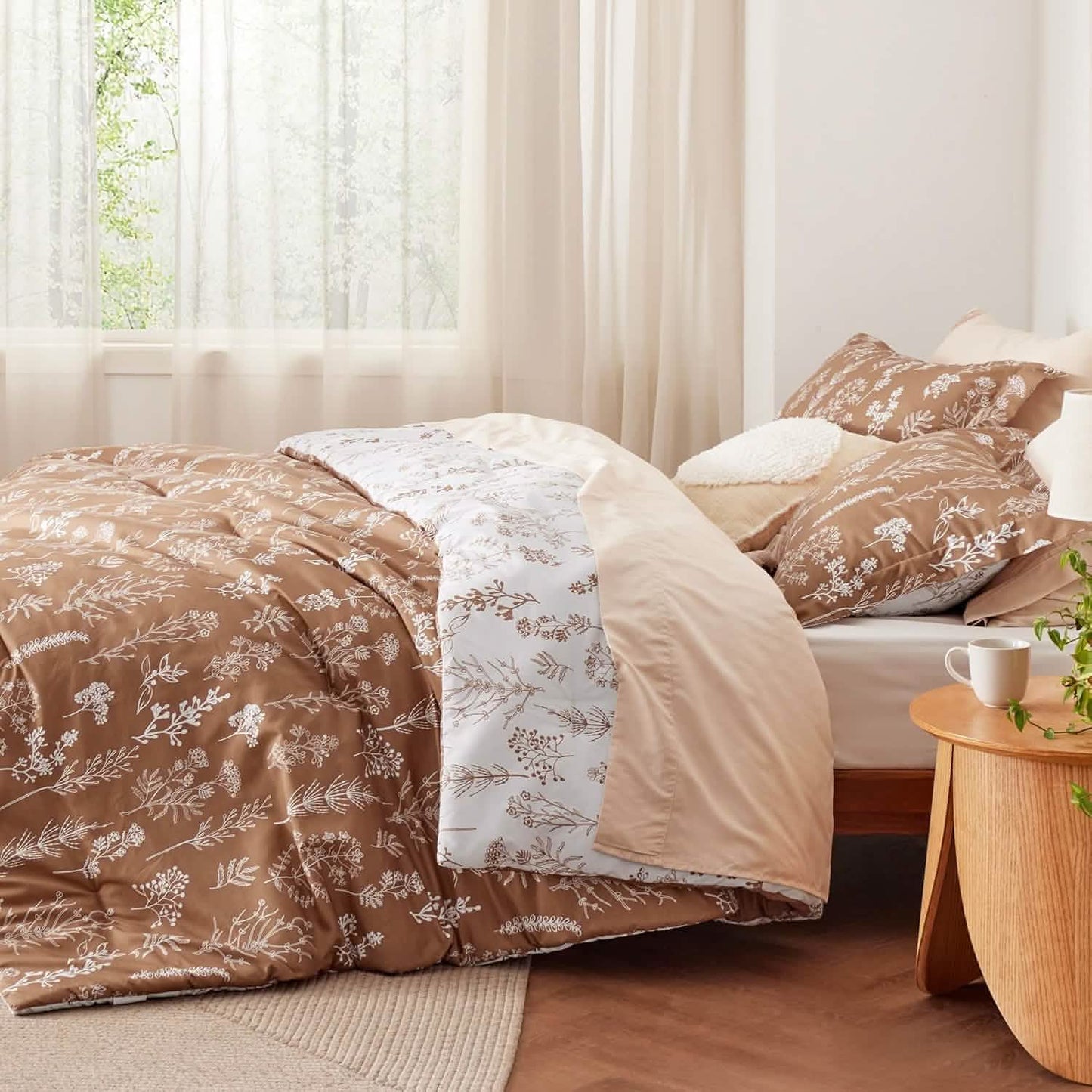 GentleSoft™ Reversible Floral Print Comforter Set-2