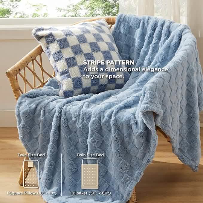 GentleSoft™ Checkered Comforter Set