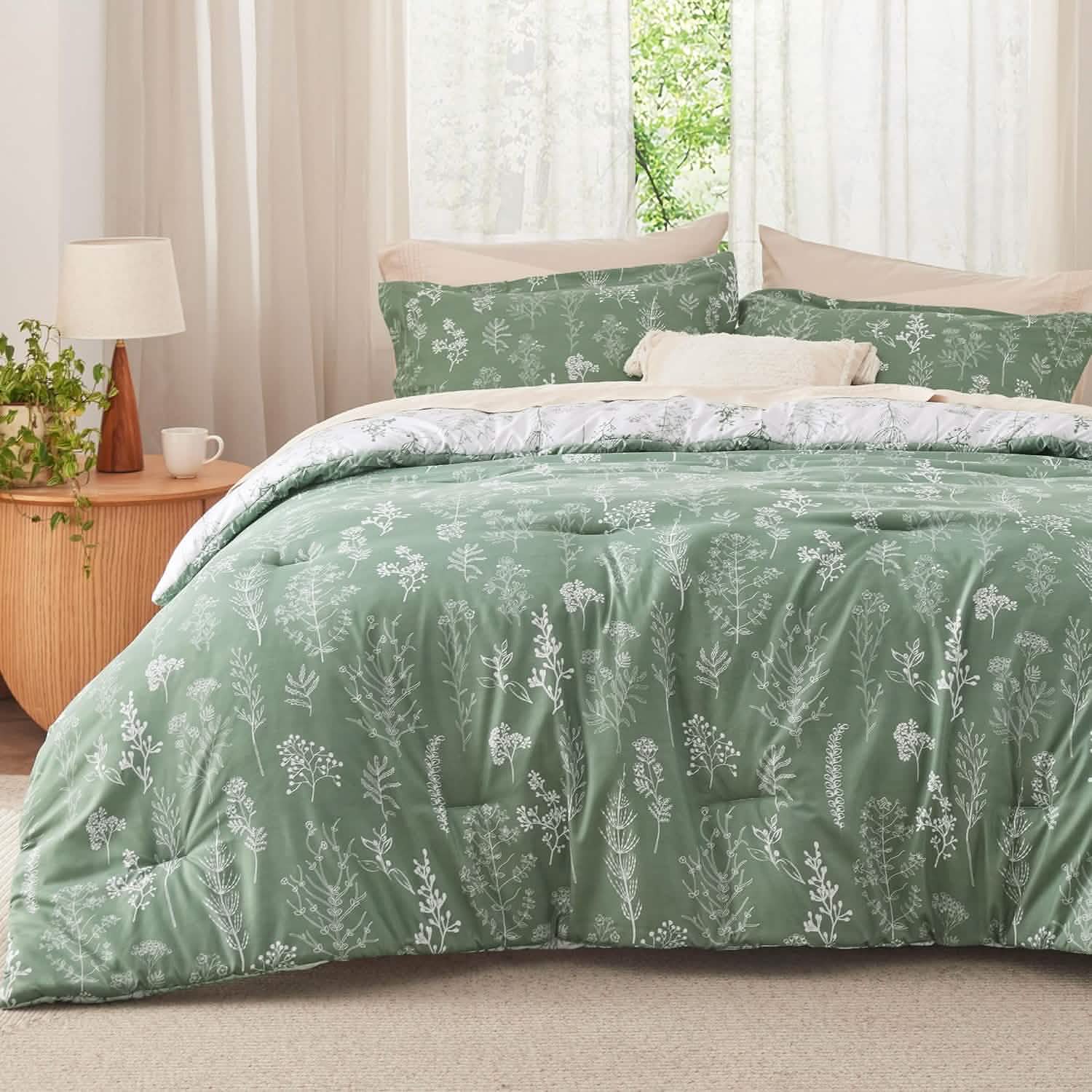 GentleSoft™ Reversible Floral Print Comforter Set-2