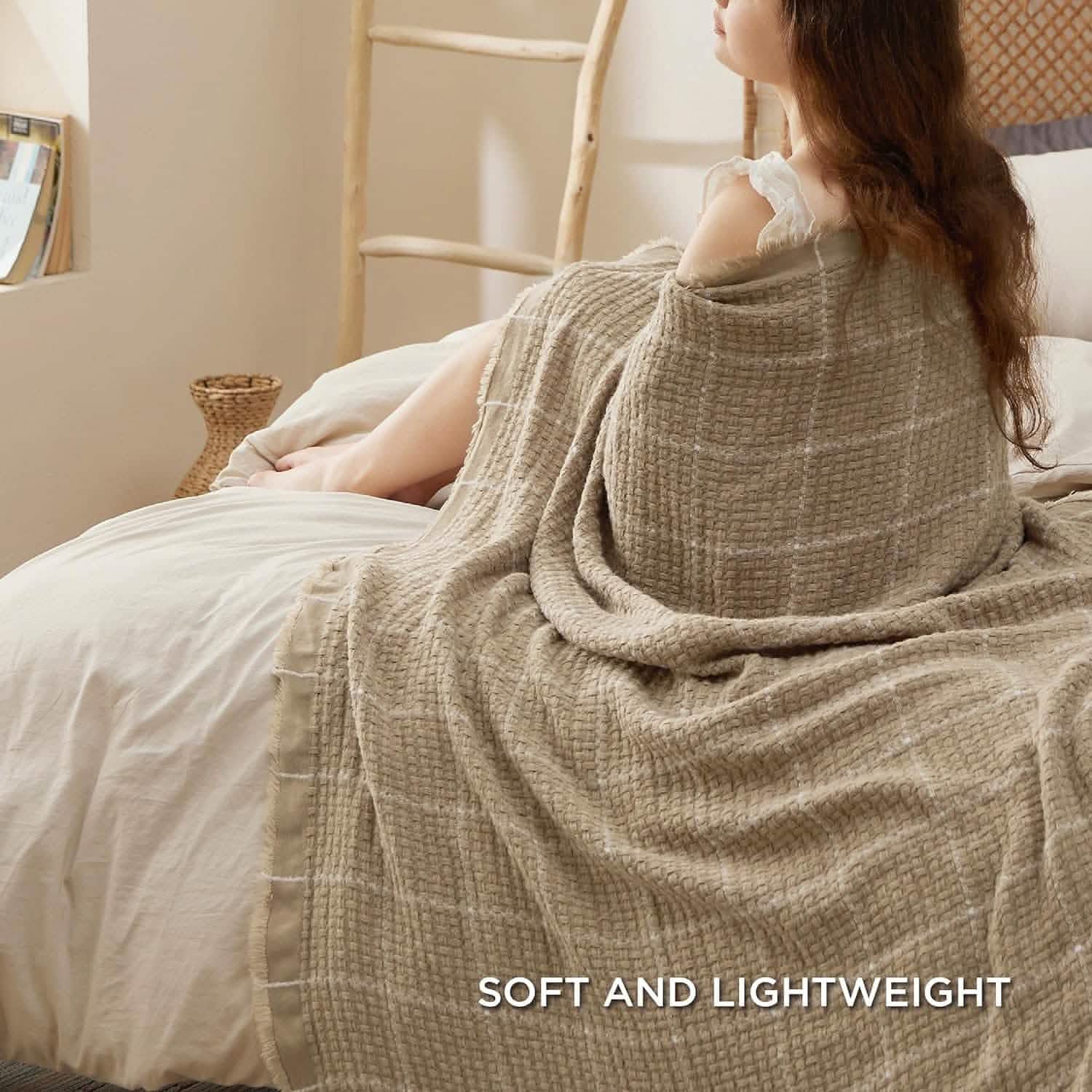 GentleSoft™ Woven Throw Blanket