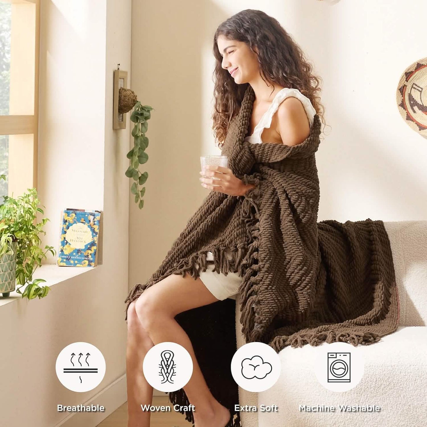 GentleSoft™ GentleSoft Versatile Knit Woven Chenille Blanket
