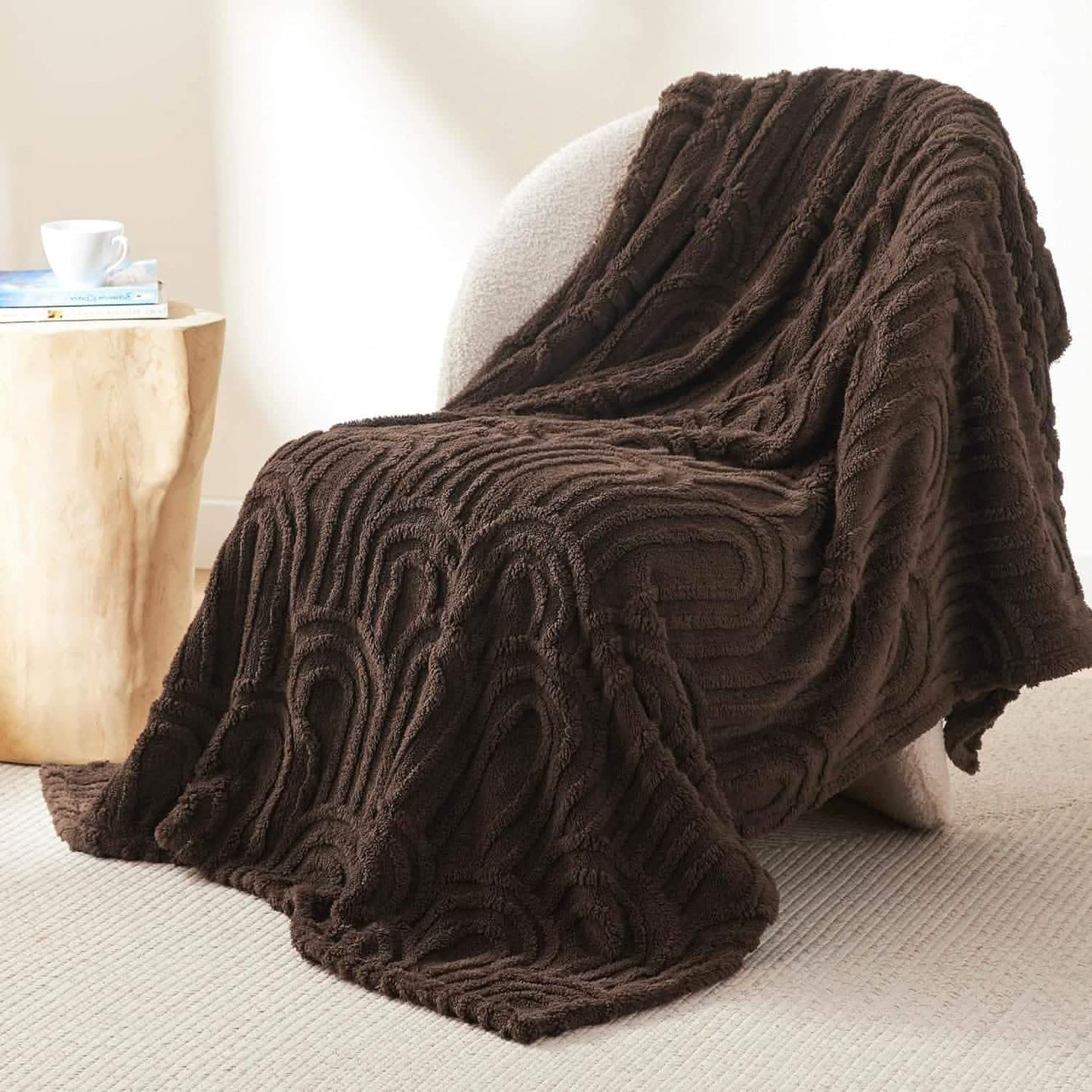 GentleSoft™ Arch Shaggy Sherpa Fleece Blanket