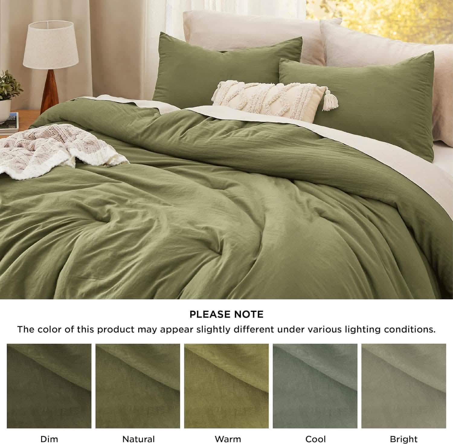 GentleSoft™ Prewashed Plain Comforter Set