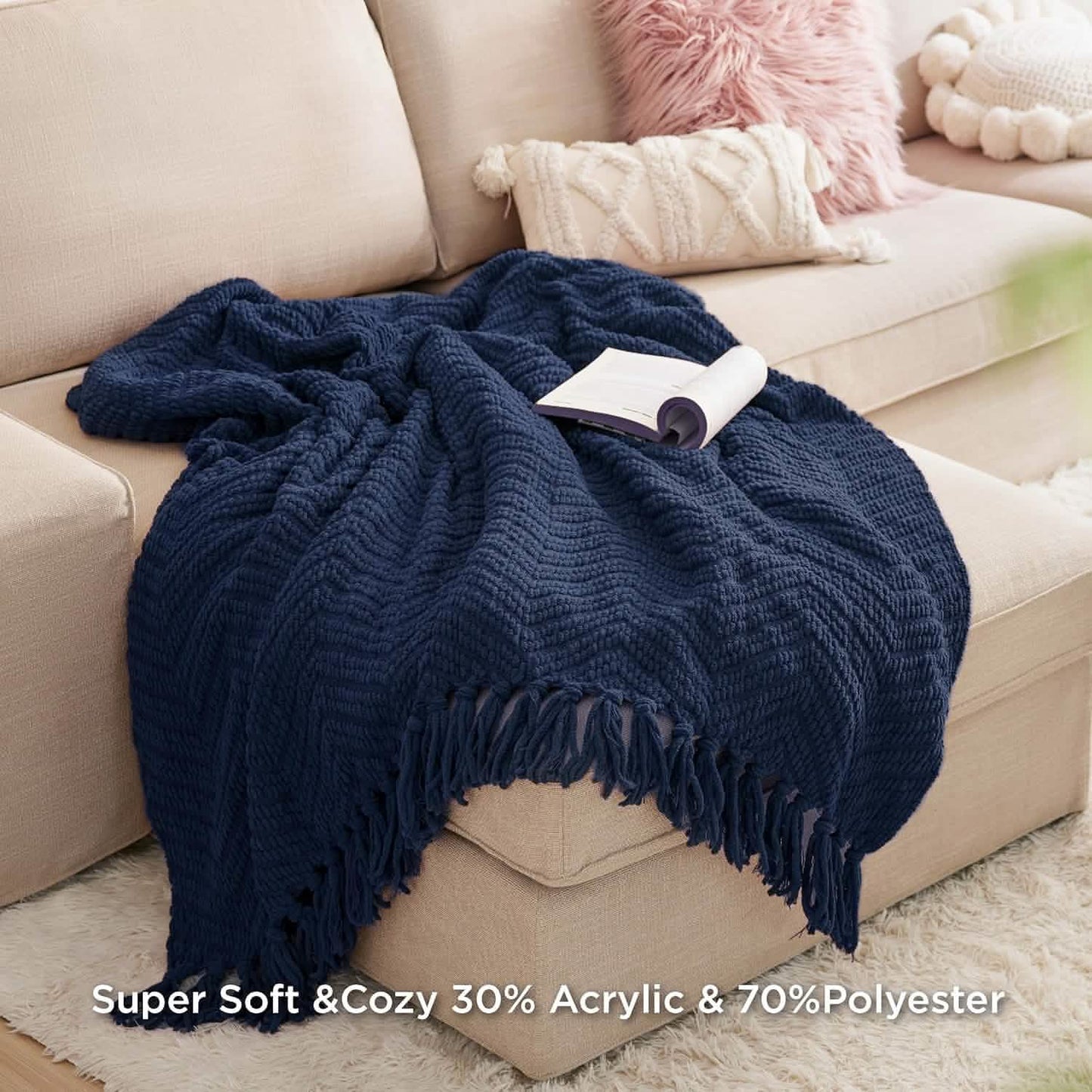 GentleSoft™ GentleSoft Versatile Knit Woven Chenille Blanket