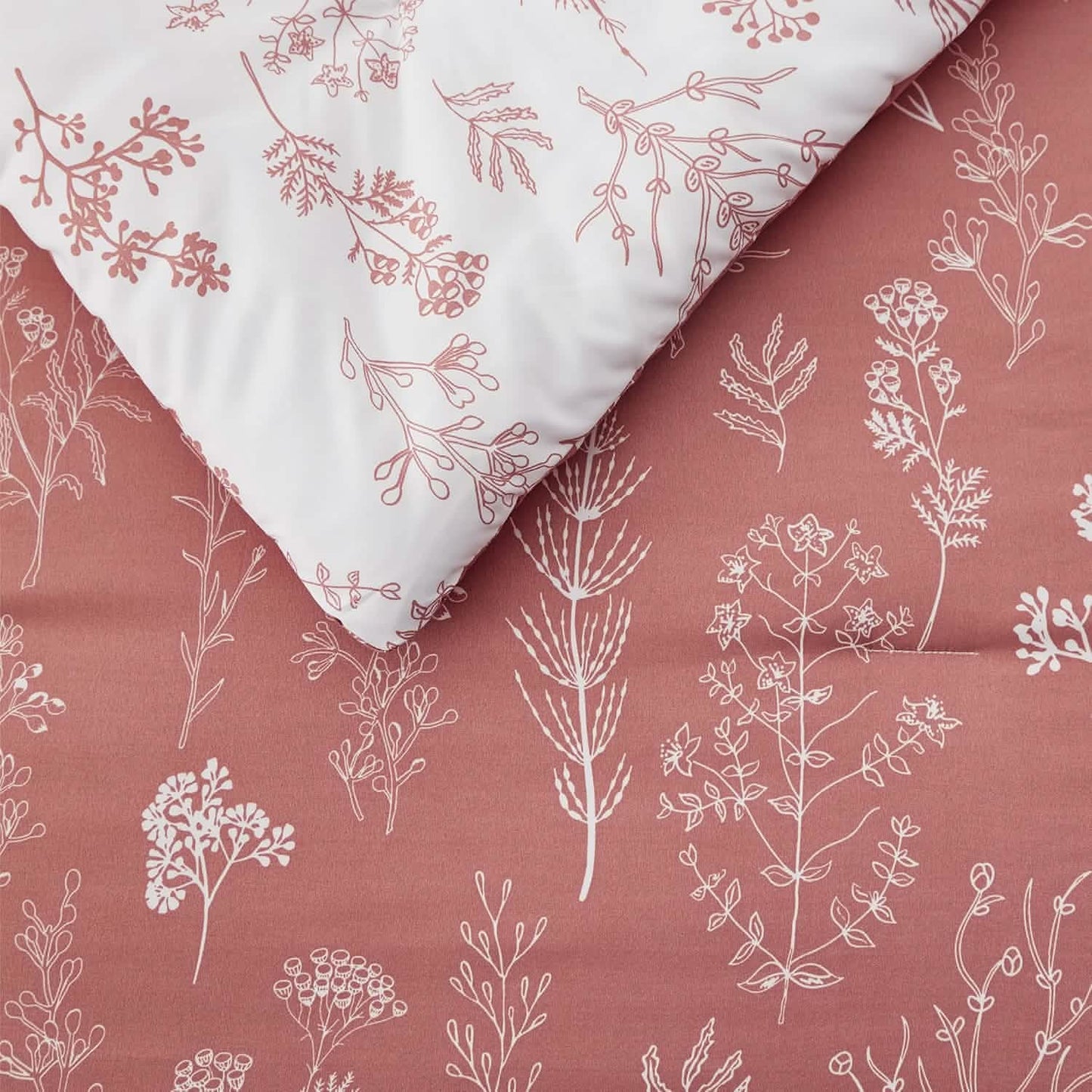 GentleSoft™ Reversible Floral Print Comforter Set-2