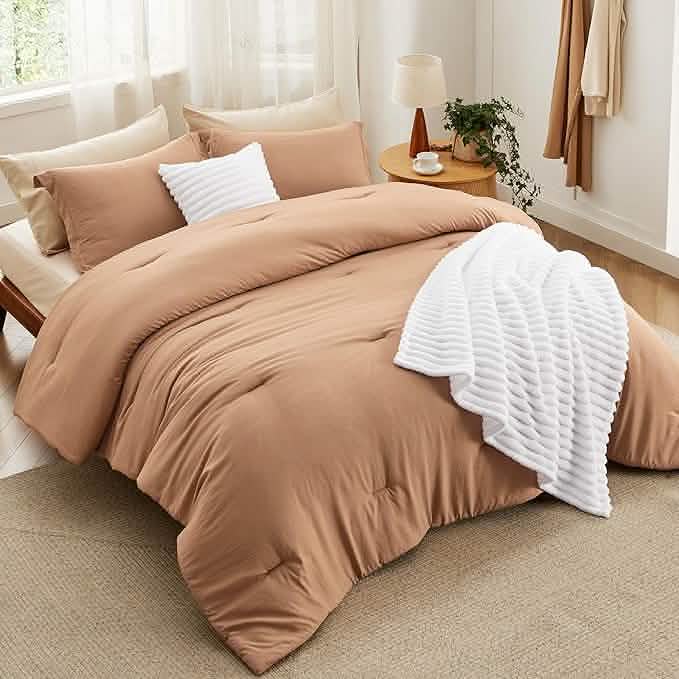 GentleSoft™ Checkered Comforter Set Striped