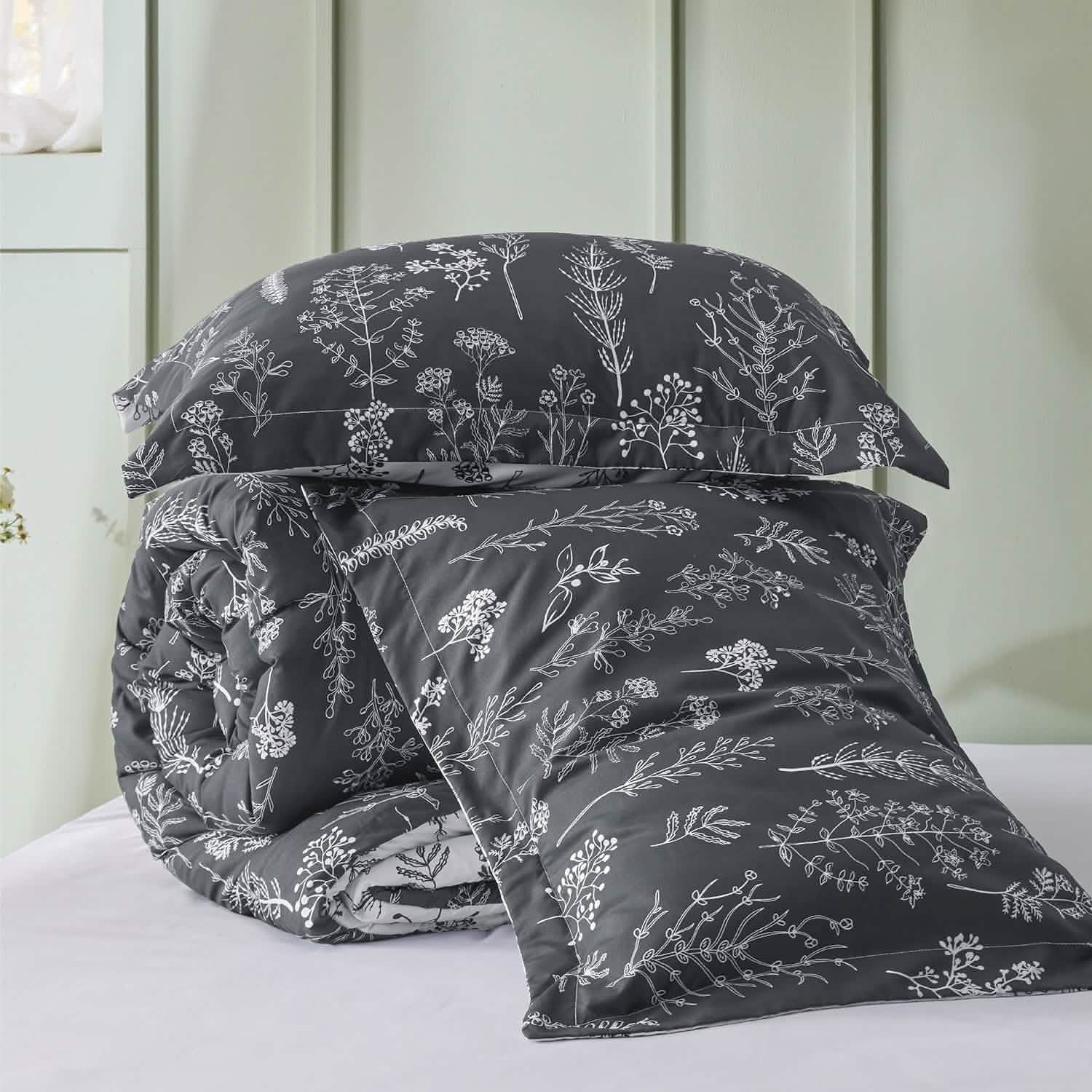 GentleSoft™ Reversible Floral Print Comforter Set-2