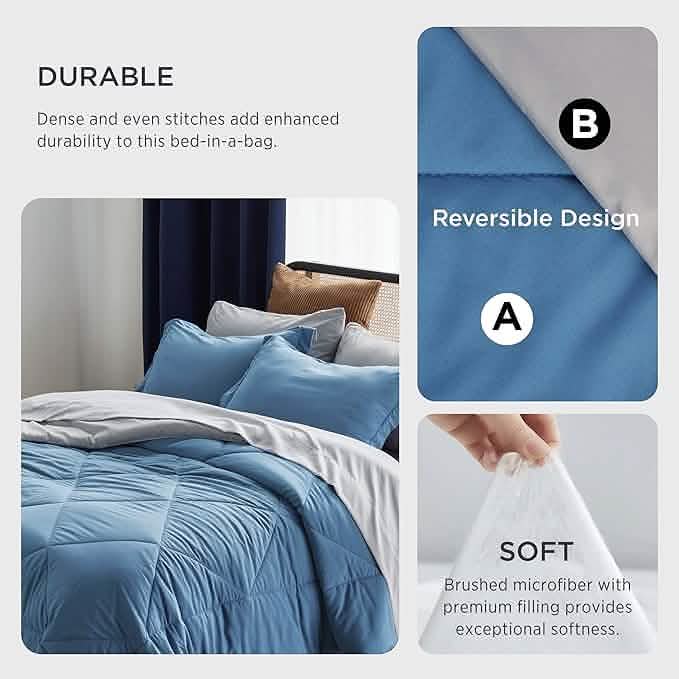 GentleSoft™ Comforter Sets Bedding In a Bag