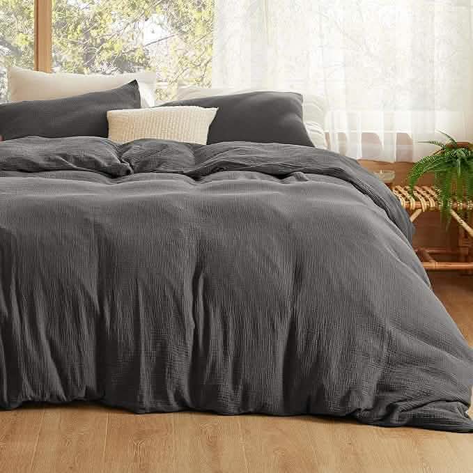 GentleSoft™ 100% Muslin Duvet Cover Set