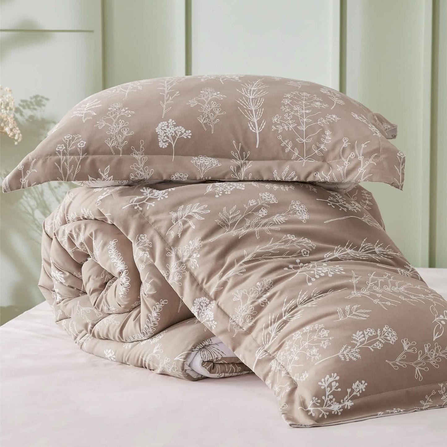 GentleSoft™ Reversible Floral Print Comforter Set-2