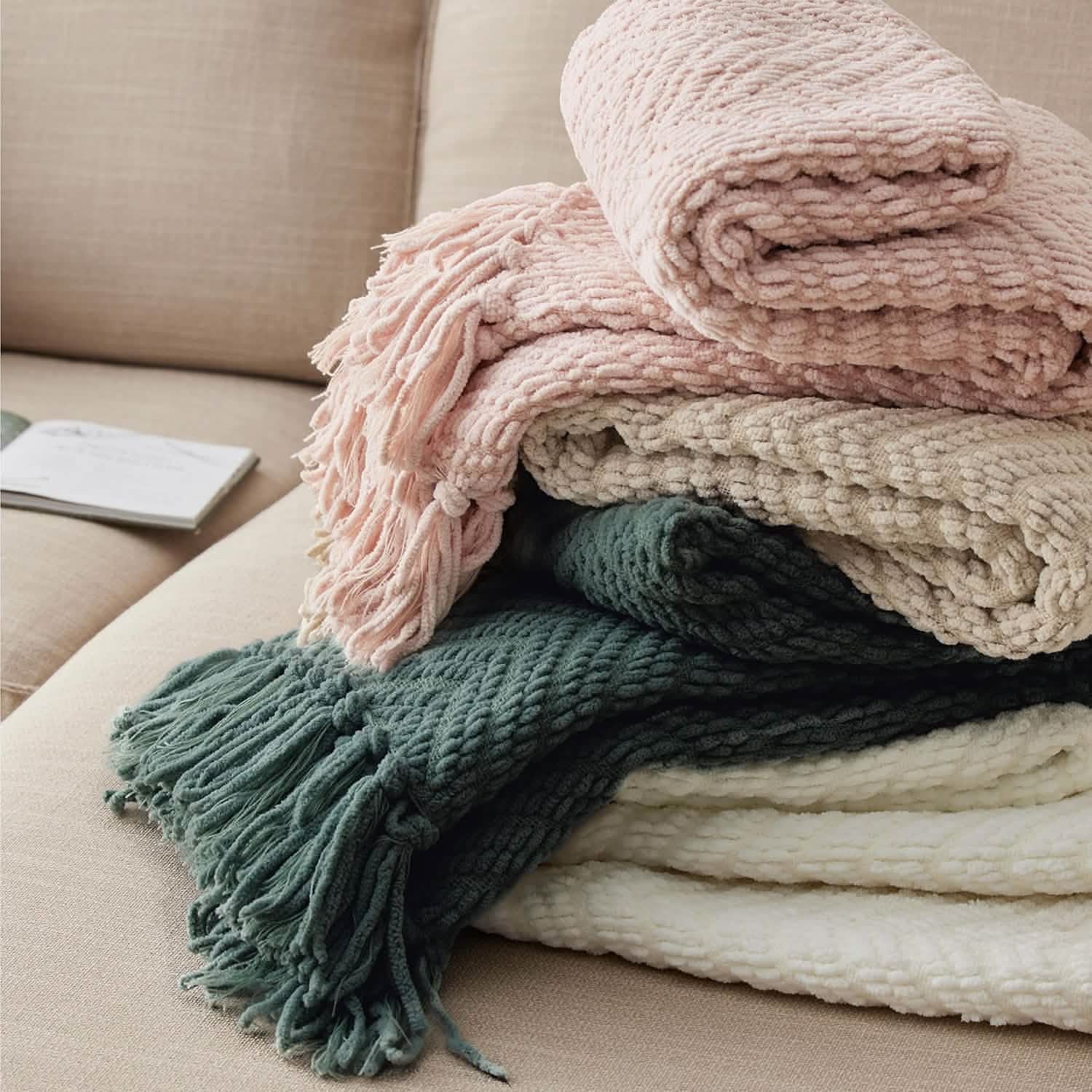 GentleSoft™ GentleSoft Versatile Knit Woven Chenille Blanket