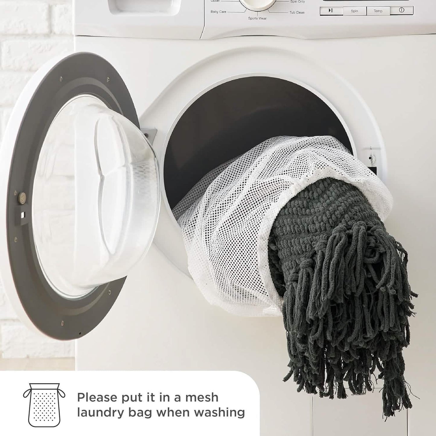 GentleSoft™ GentleSoft Versatile Knit Woven Chenille Blanket