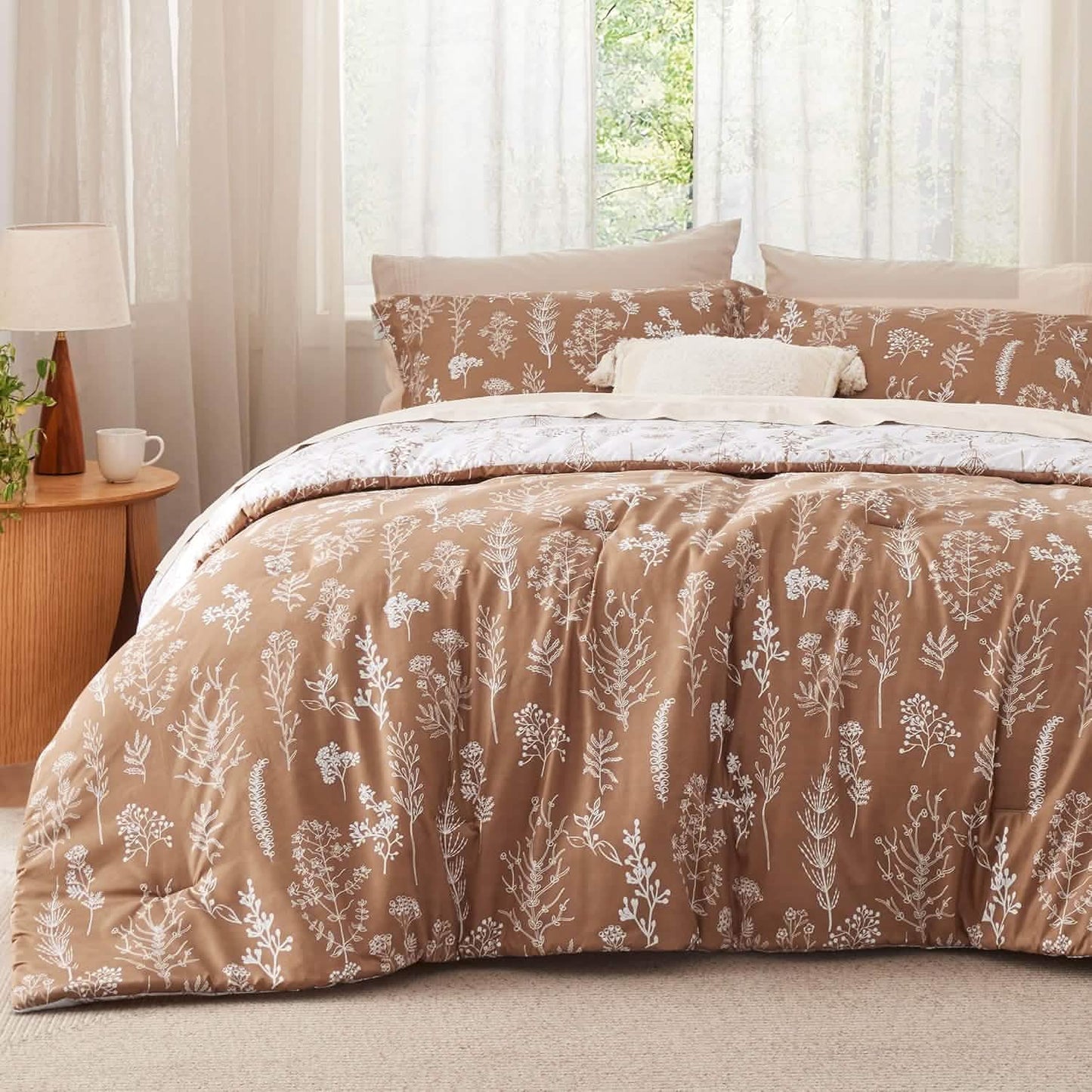 GentleSoft™ Reversible Floral Print Comforter Set-2