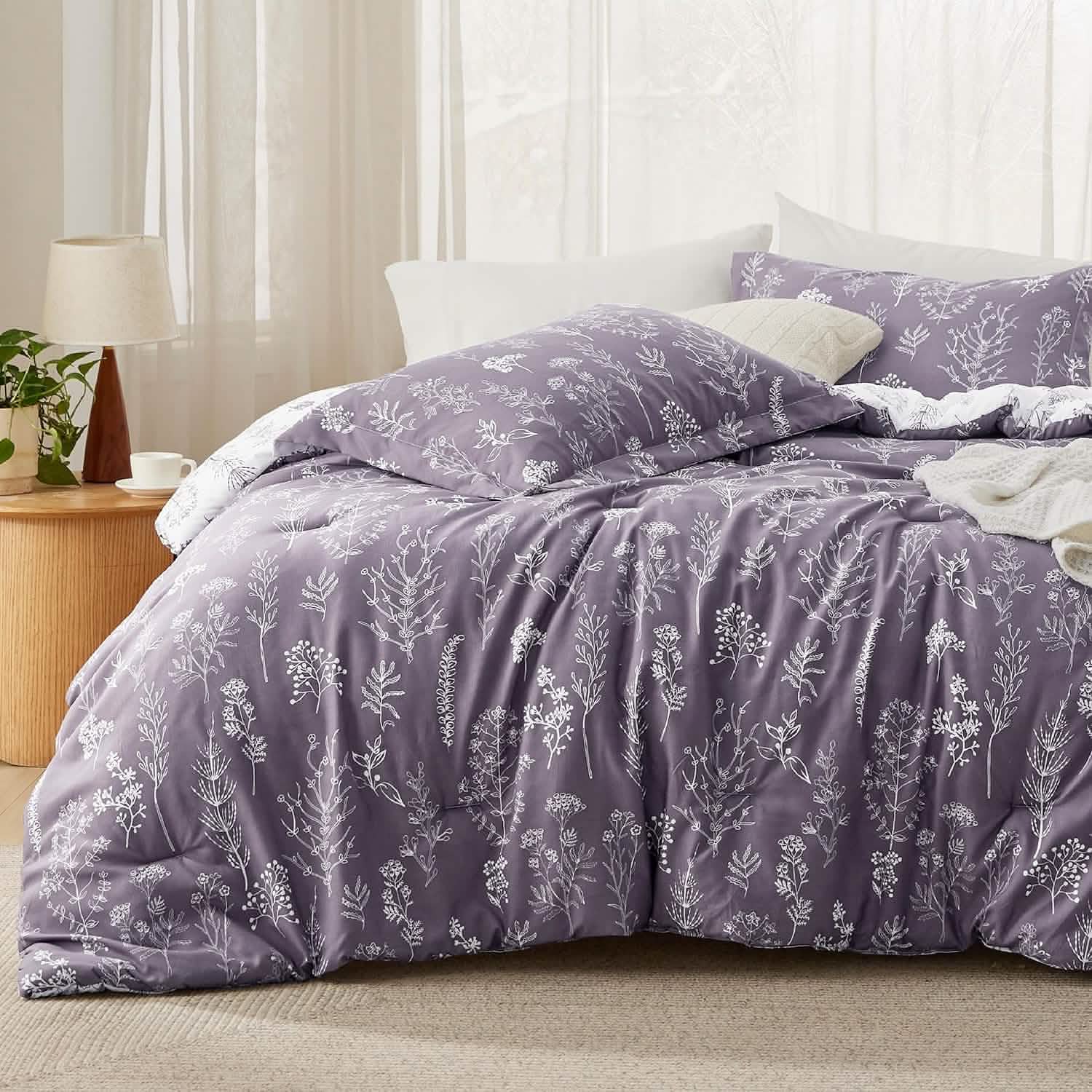 GentleSoft™ Reversible Floral Print Comforter Set-2