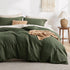 GentleSoft™ Polyester Microfiber Waffle Duvet Weave Duvet Cover Set