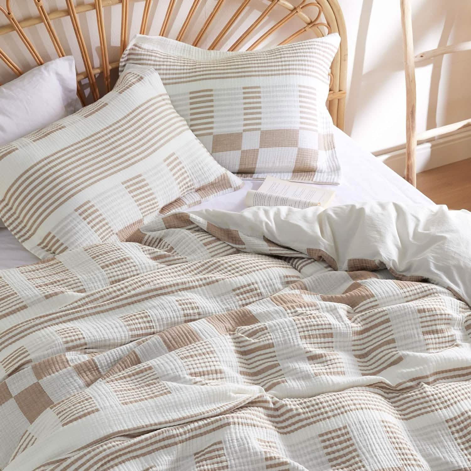 GentleSoft™ Cotton Muslin Duvet Cover Set