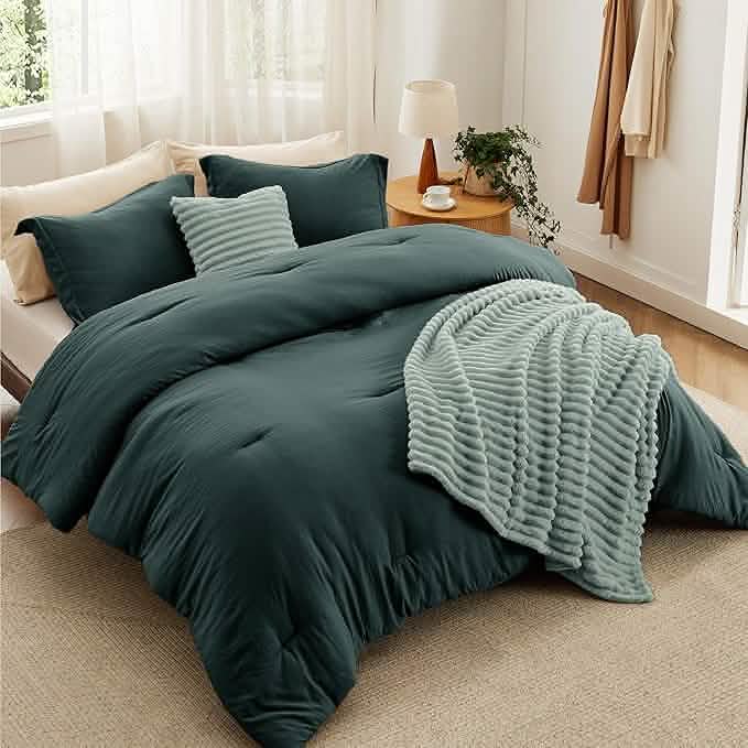 GentleSoft™ Checkered Comforter Set Striped