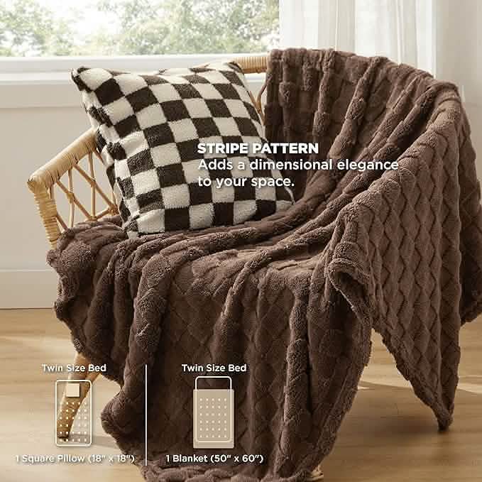 GentleSoft™ Checkered Comforter Set