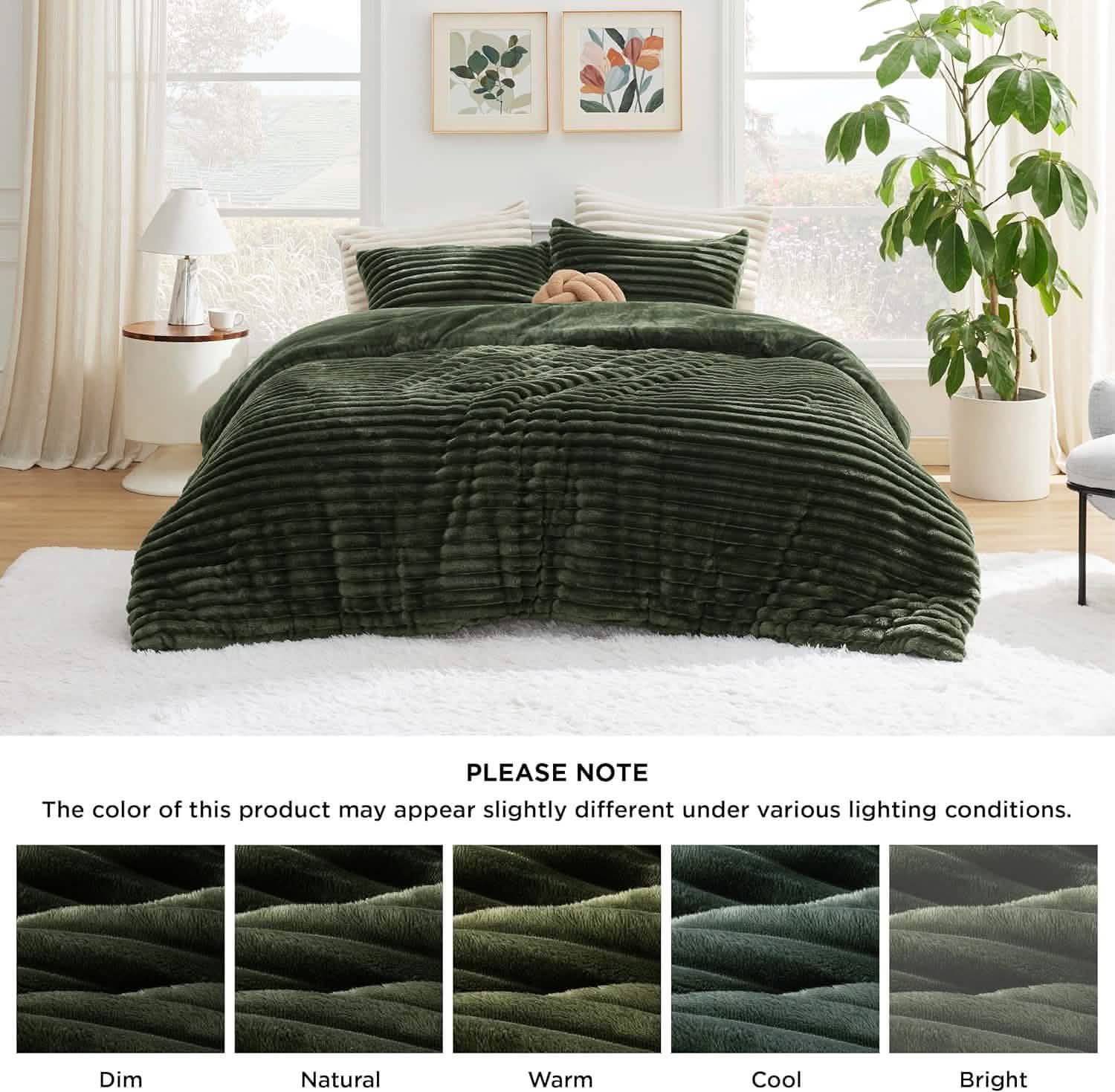 GentleSoft™ Striped Flannel Comforter Set