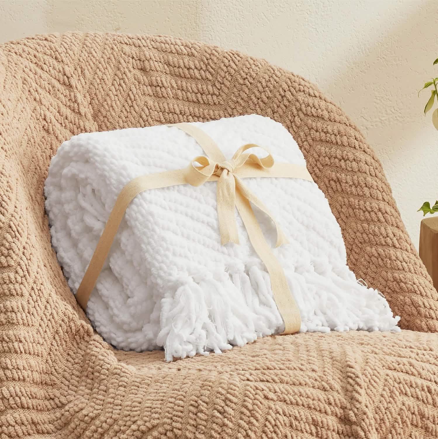 GentleSoft™ GentleSoft Versatile Knit Woven Chenille Blanket