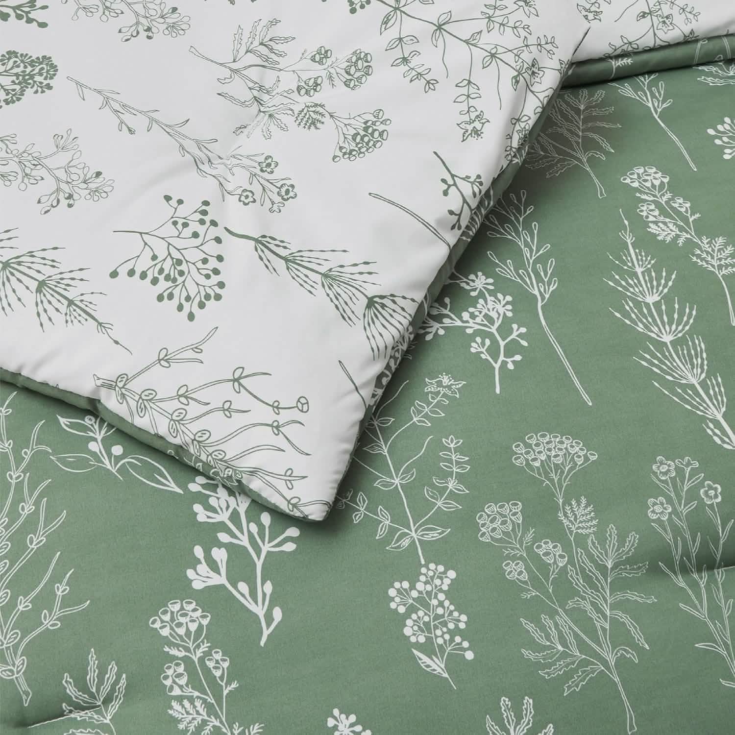 GentleSoft™ Reversible Floral Print Comforter Set-2