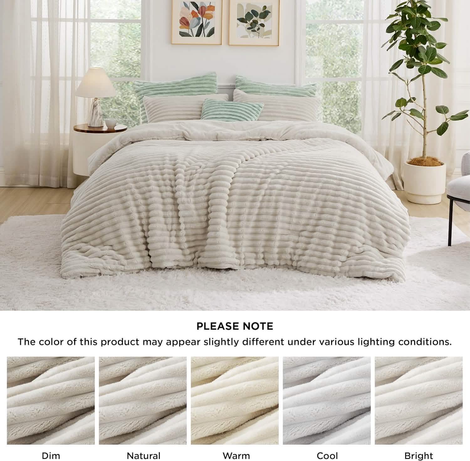 GentleSoft™ Striped Flannel Comforter Set