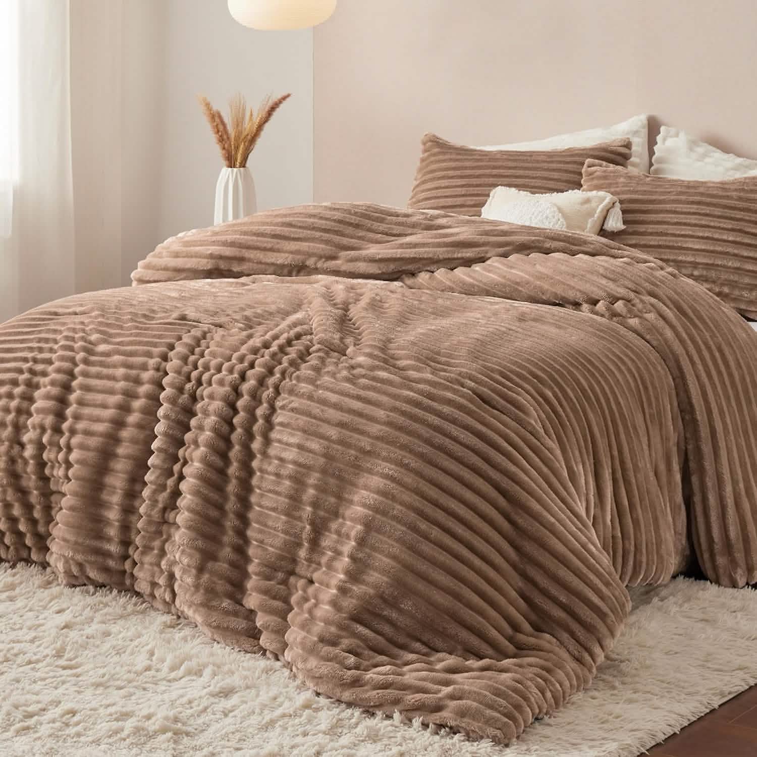 GentleSoft™ Striped Flannel Comforter Set