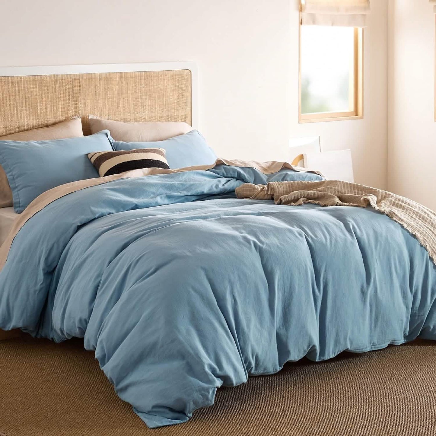 GentleSoft™ 100% Muslin Duvet Cover Set