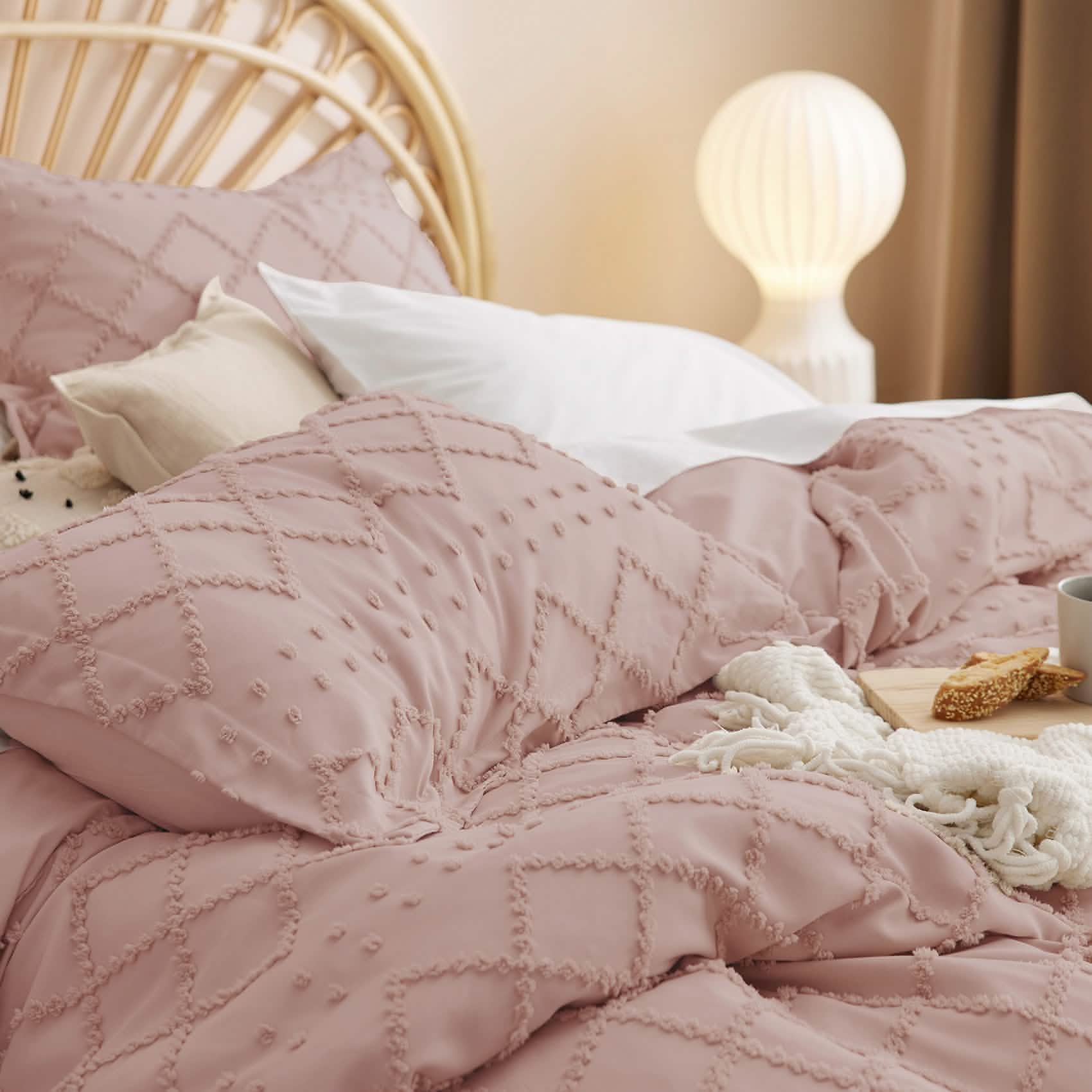 GentleSoft™ Embroidery Boho Duvet Cover Set