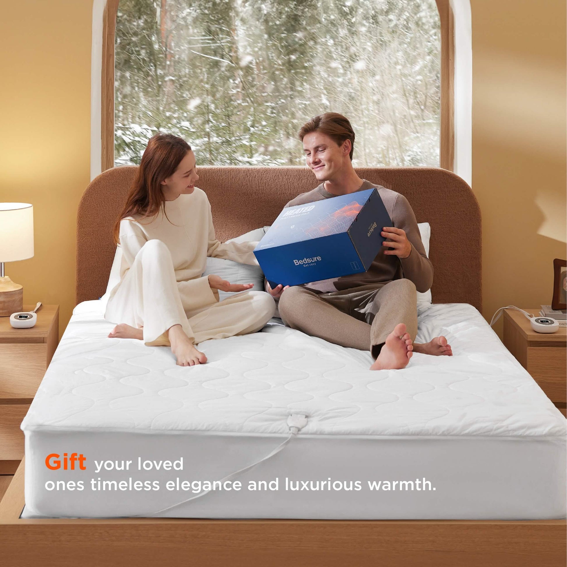 GentleSoft™ Waterproof Cotton Heated Mattress Pad