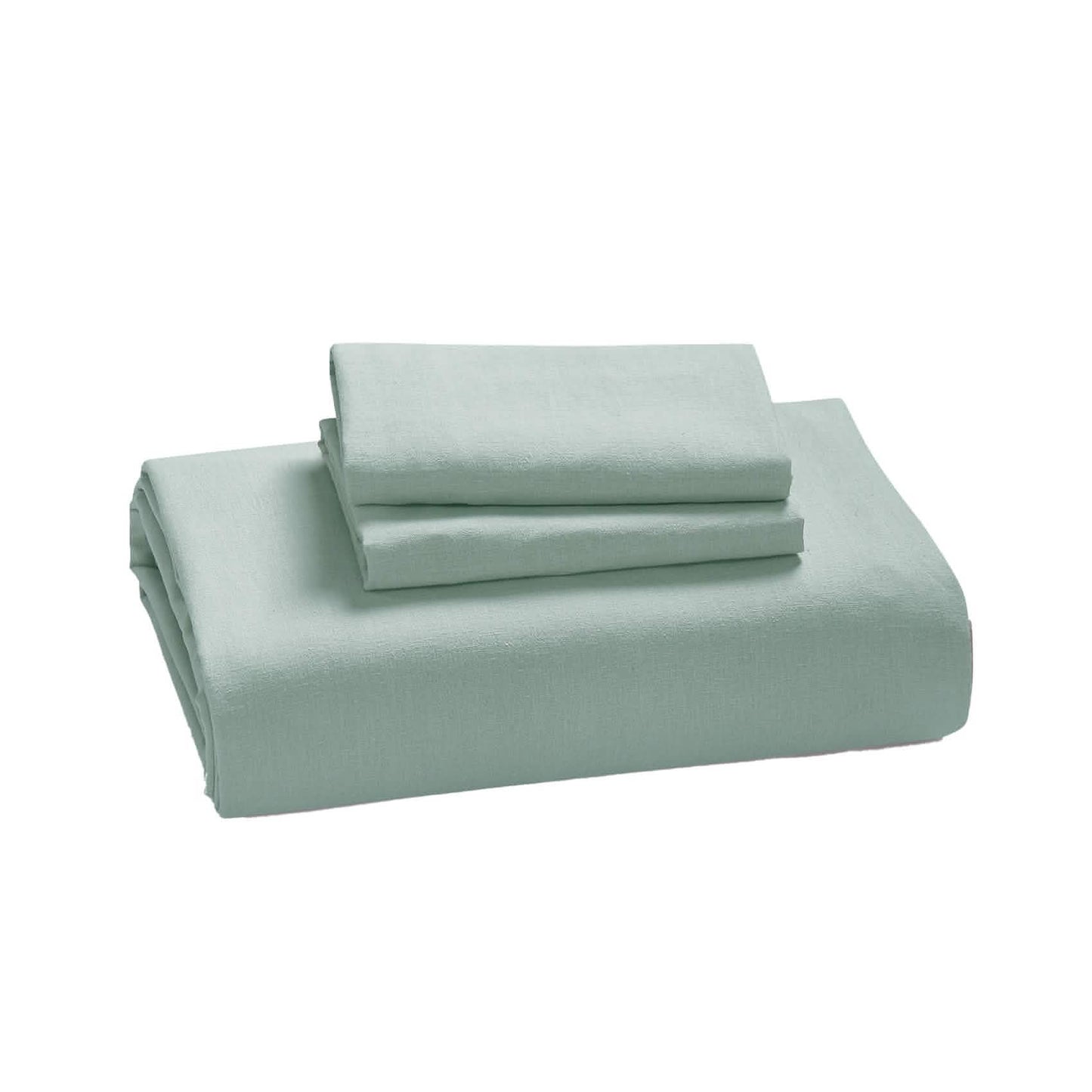 GentleSoft™ Cotton Linen Hybrid Duvet Cover Set