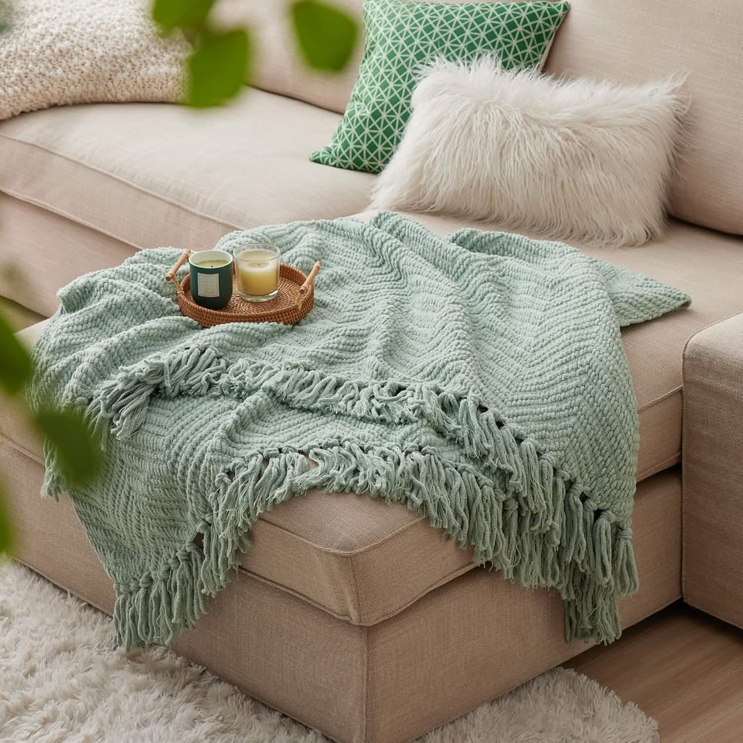 GentleSoft™ GentleSoft Versatile Knit Woven Chenille Blanket