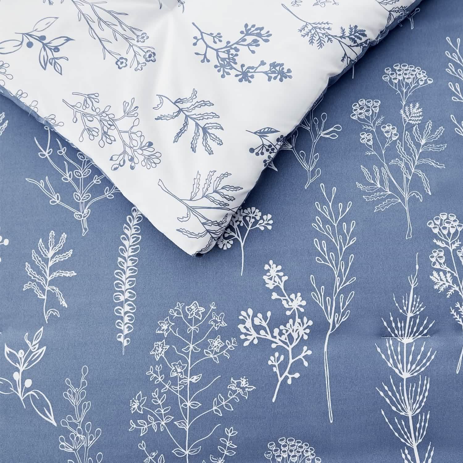 GentleSoft™ Reversible Floral Print Comforter Set-2