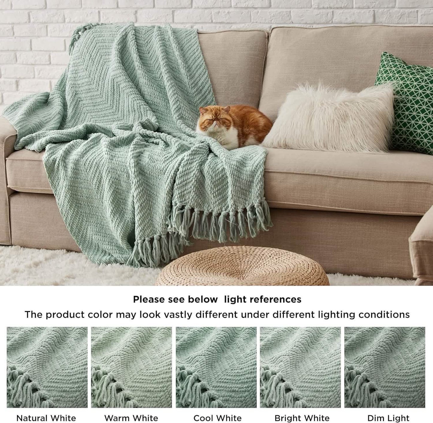 GentleSoft™ GentleSoft Versatile Knit Woven Chenille Blanket