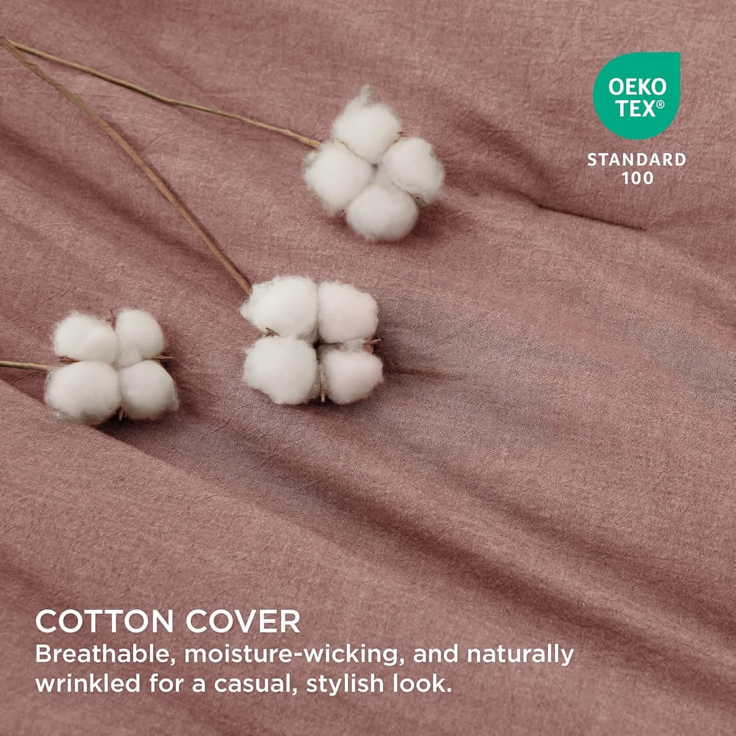 GentleSoft™ Prewashed Cotton Comforter Set