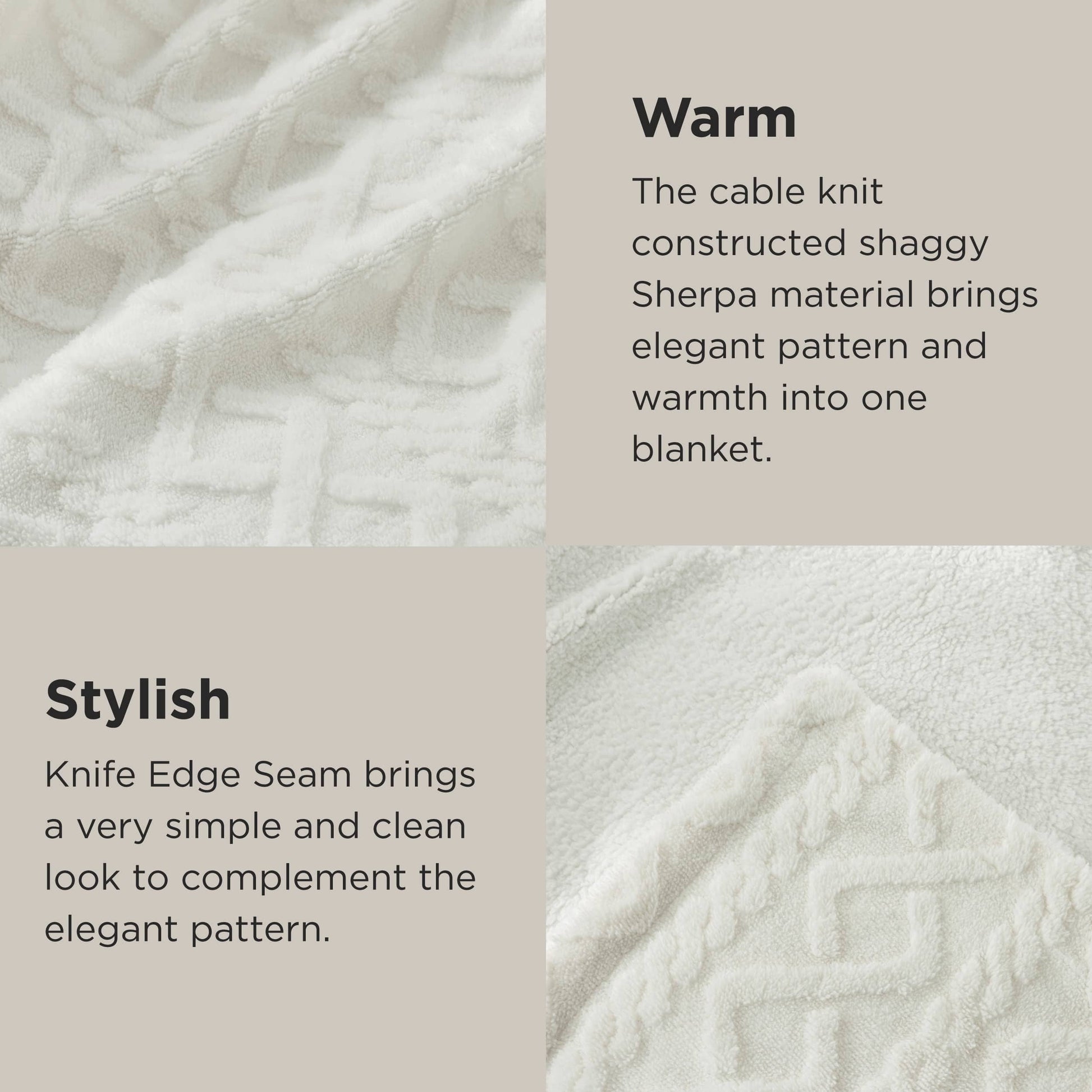 GentleSoft™ Sherpa Throw Blanket For Couch
