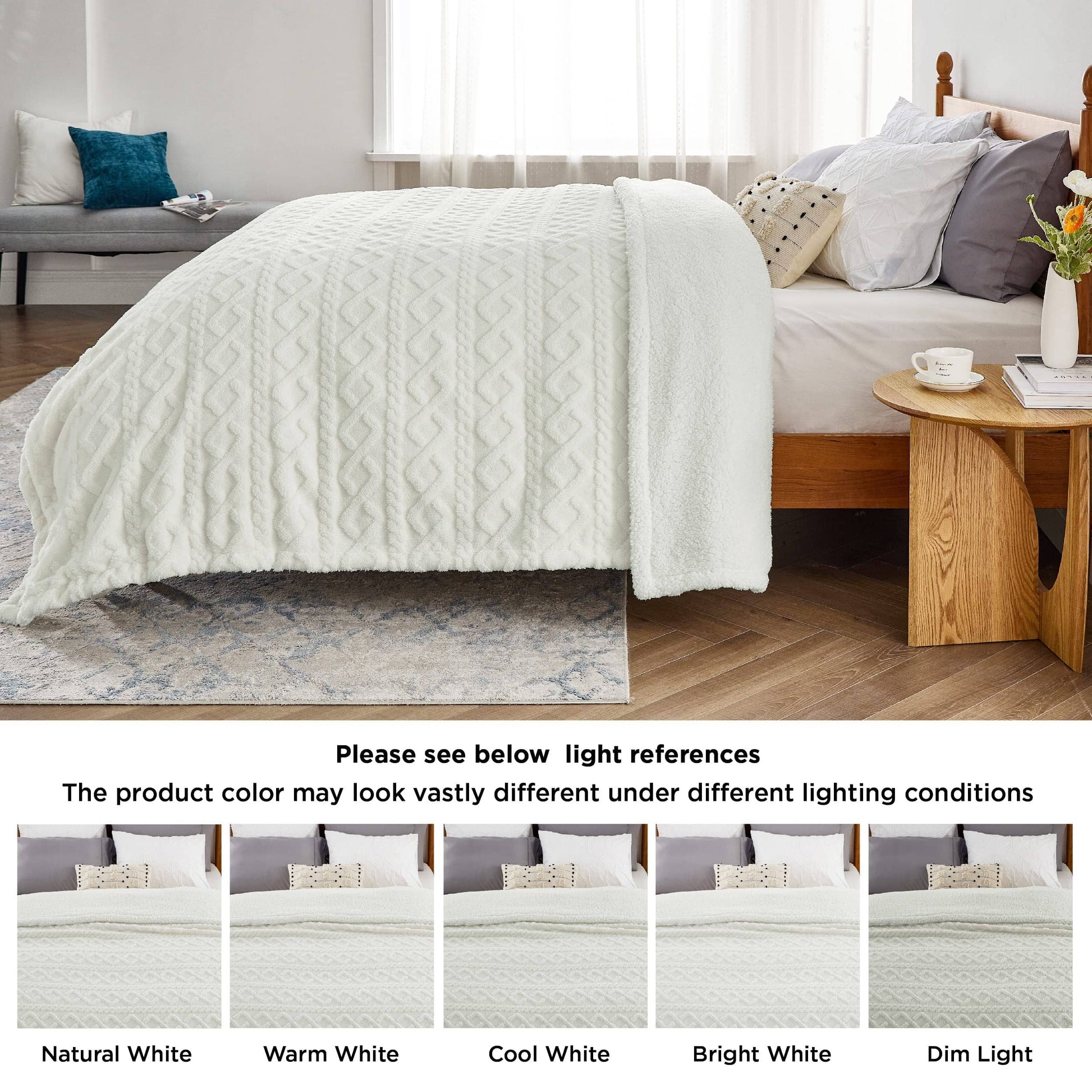 GentleSoft™ Sherpa Throw Blanket For Couch