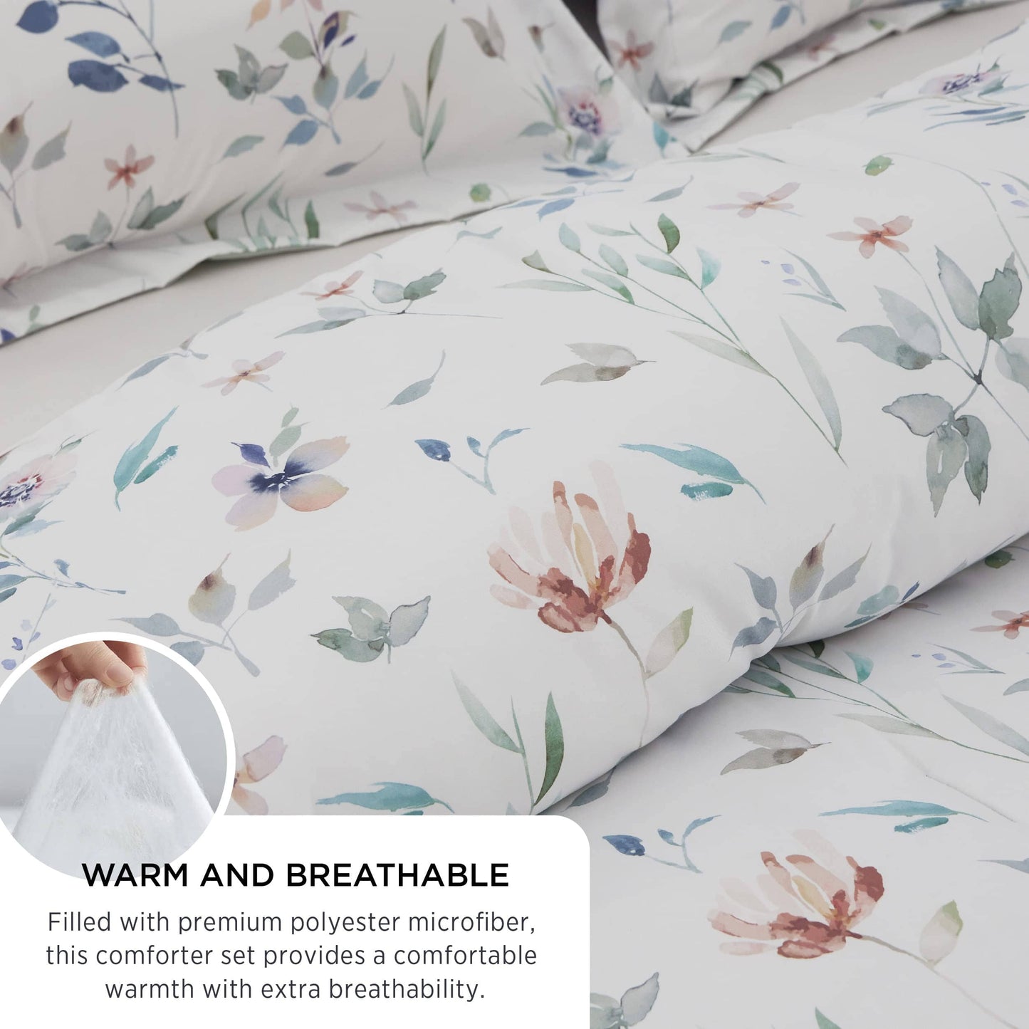 GentleSoft™ Retro Botanical Comforter Set