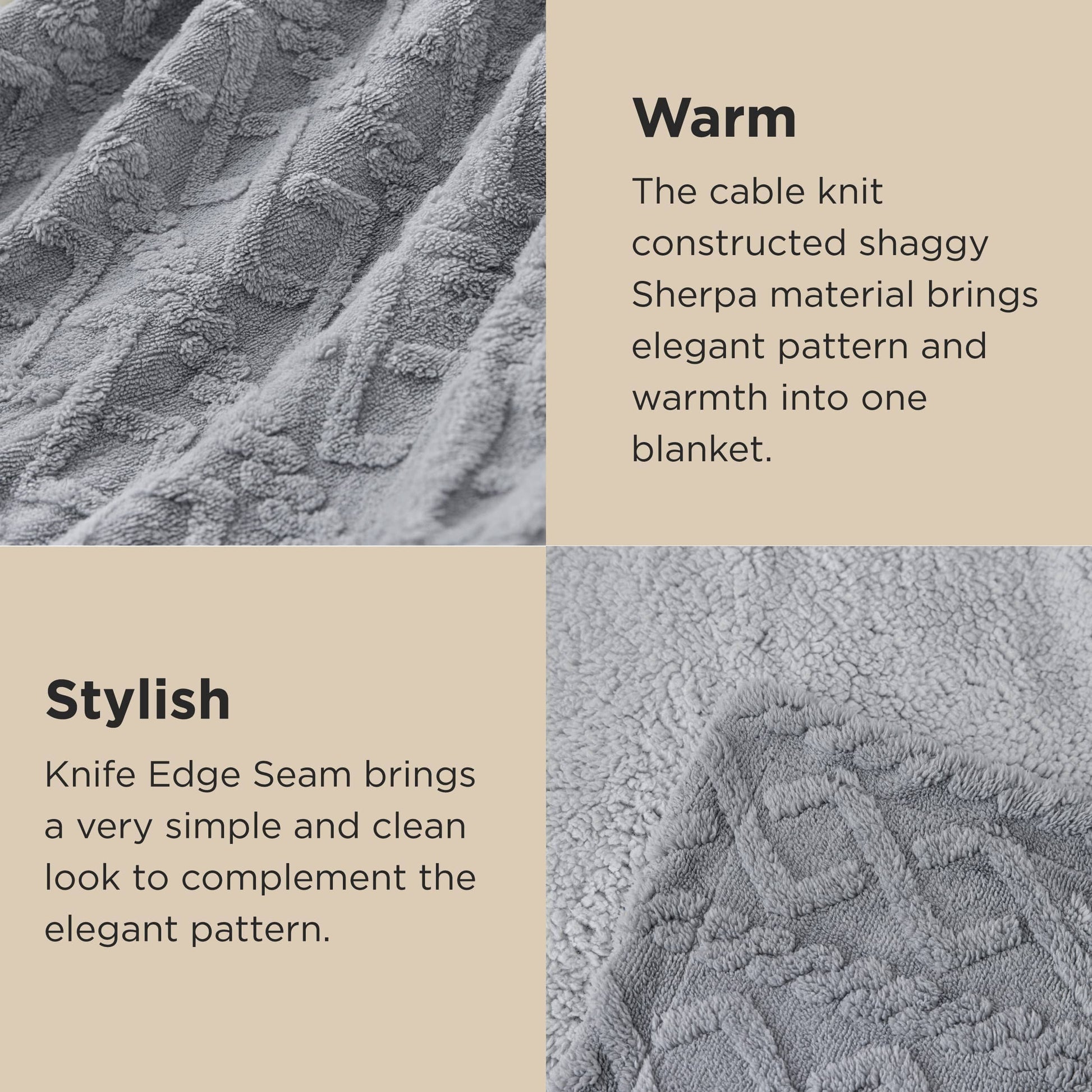 GentleSoft™ Sherpa Throw Blanket For Couch