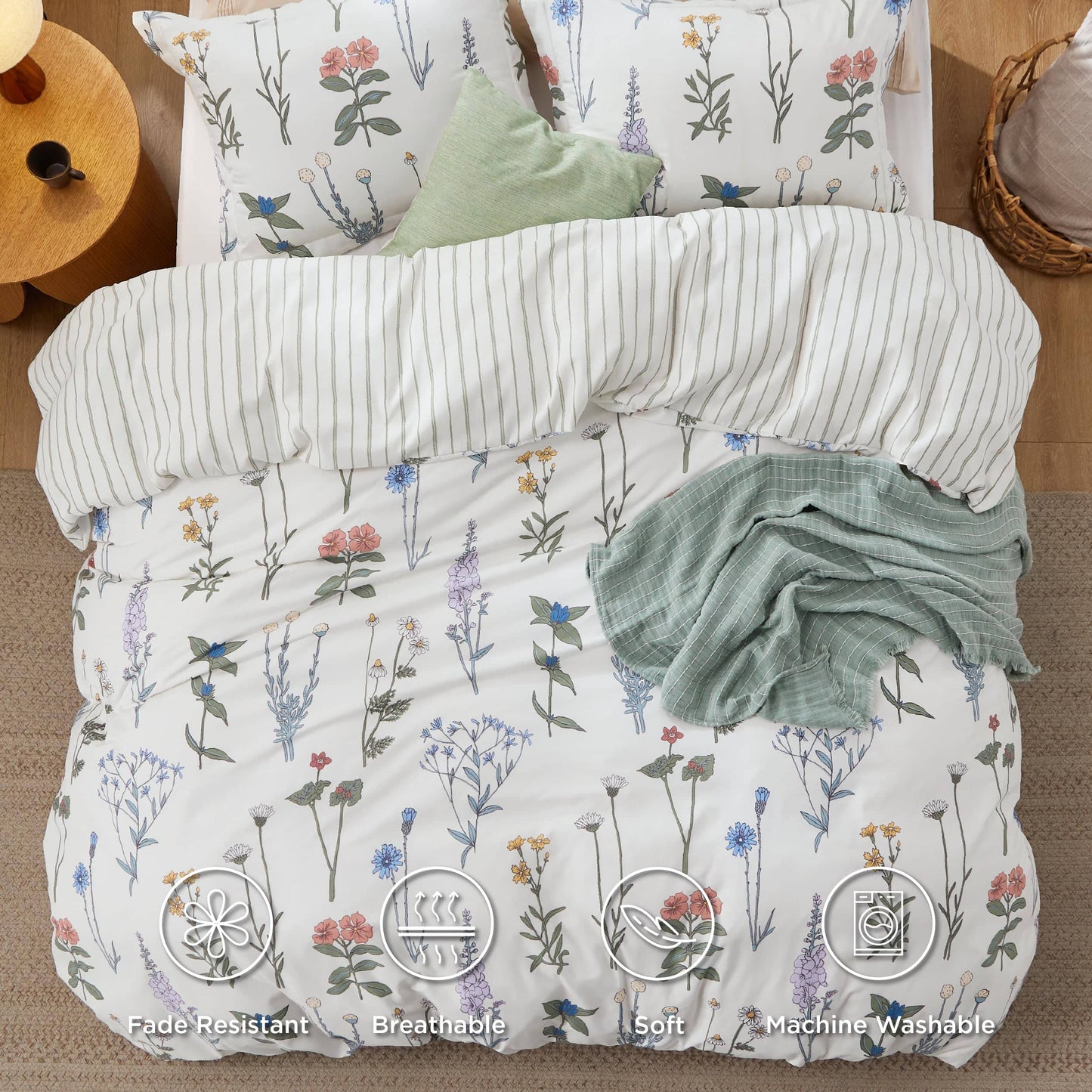 GentleSoft™ Microfiber Duvet Cover Set Twin