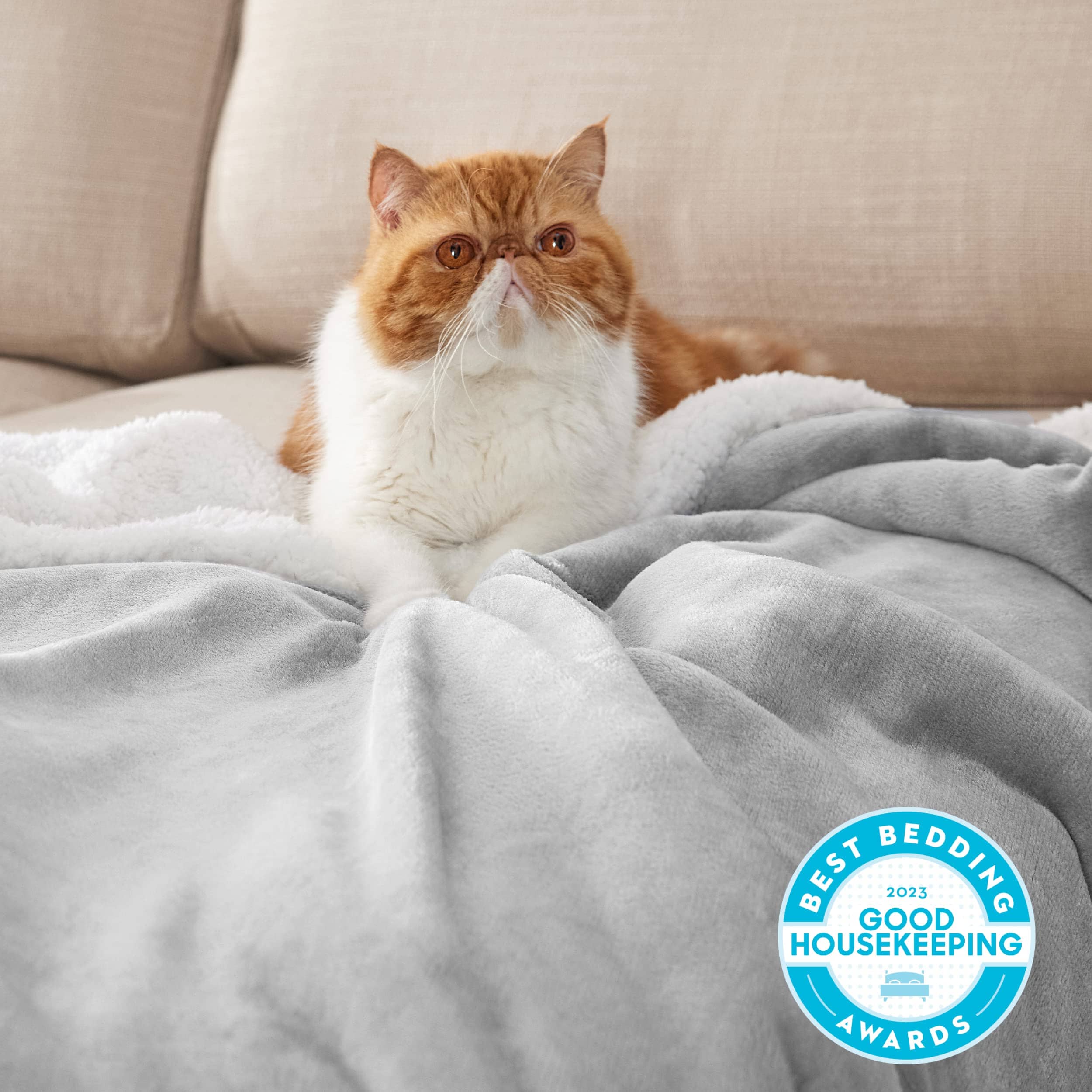 Sherpa and Fleece Reversable Blanket
