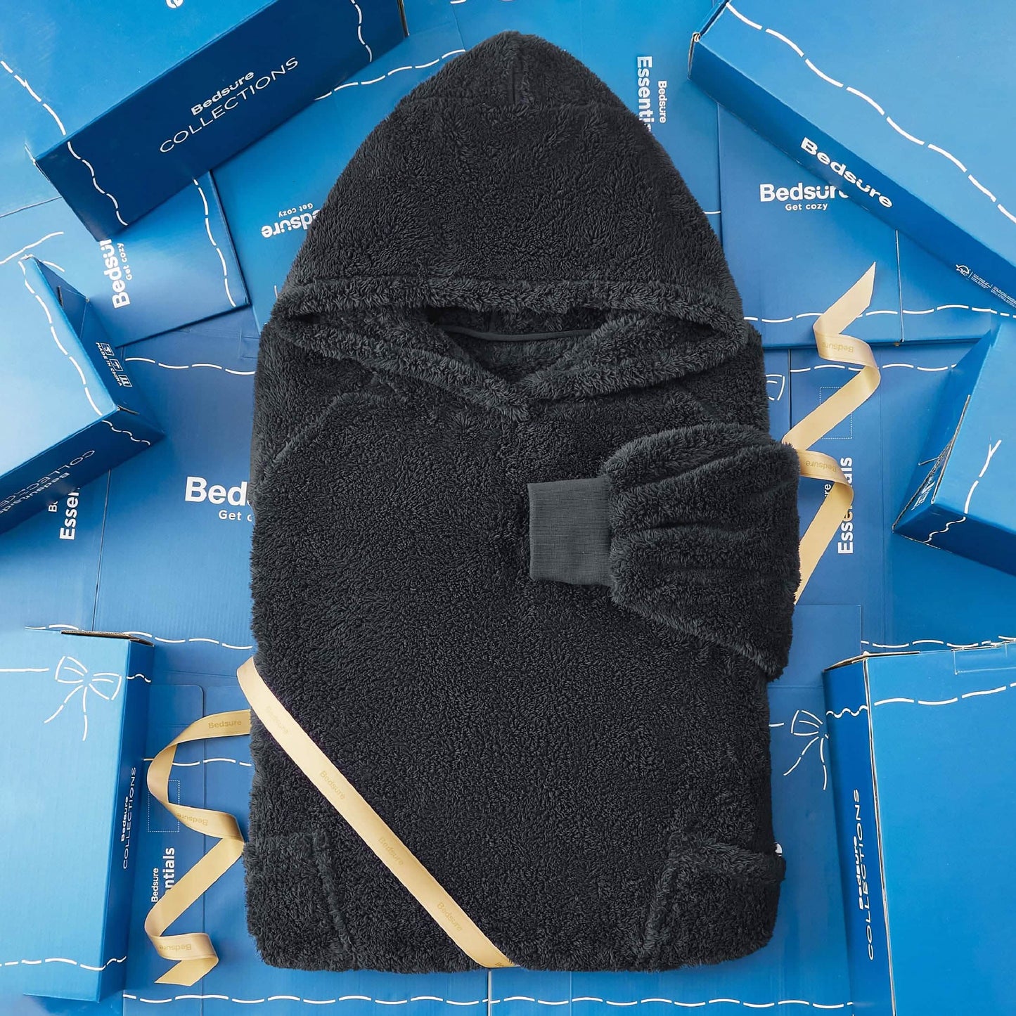 GentleSoft™ Shaggy Sherpa Blanket Hoodie