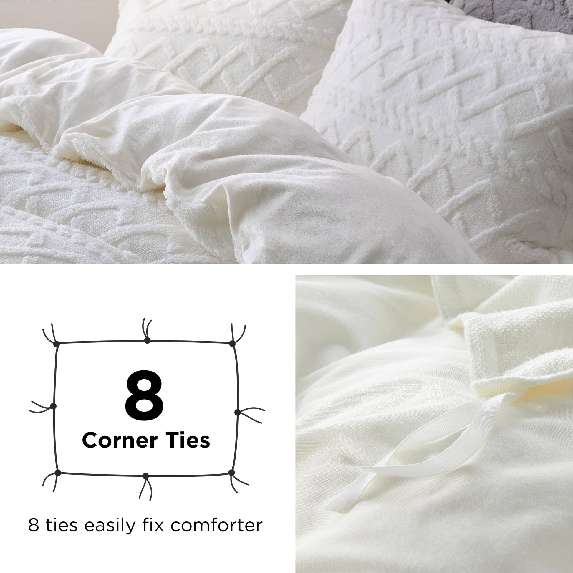 GentleSoft™ Fluffy Boho Duvet Cover Set