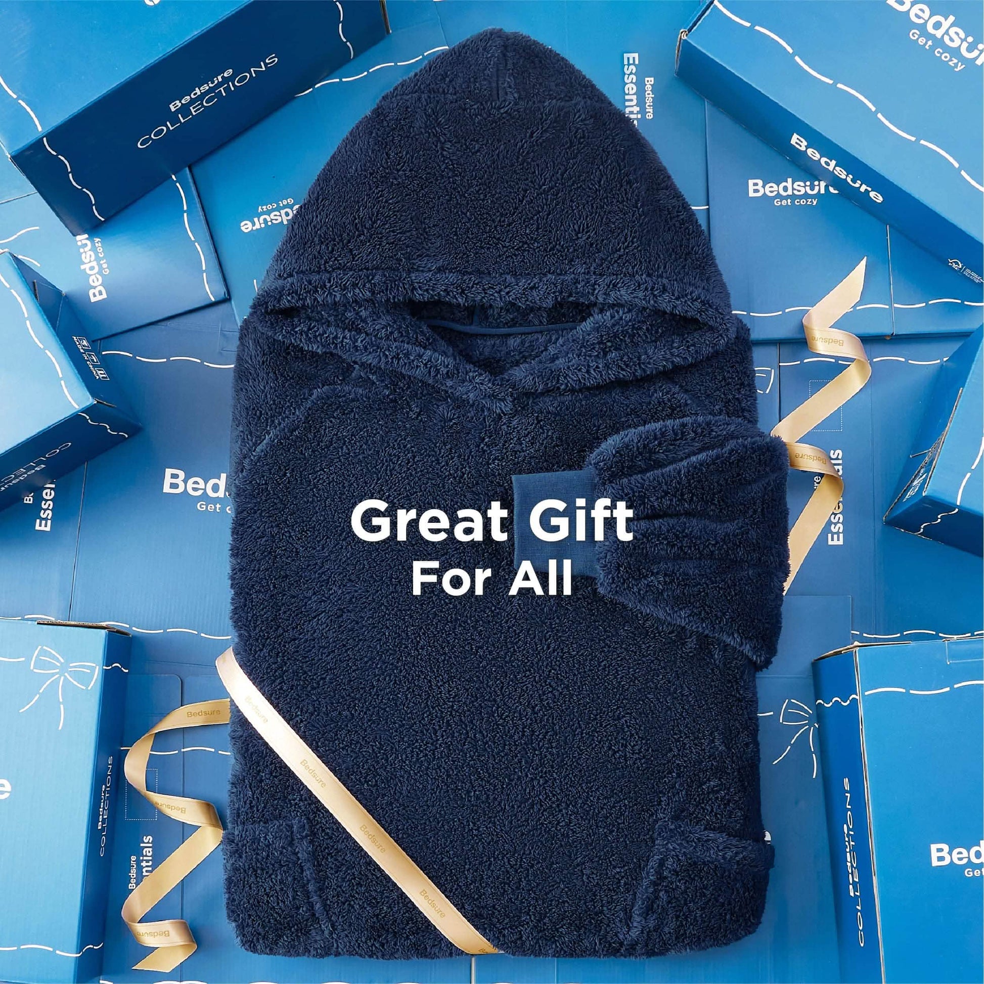 GentleSoft™ Shaggy Sherpa Blanket Hoodie