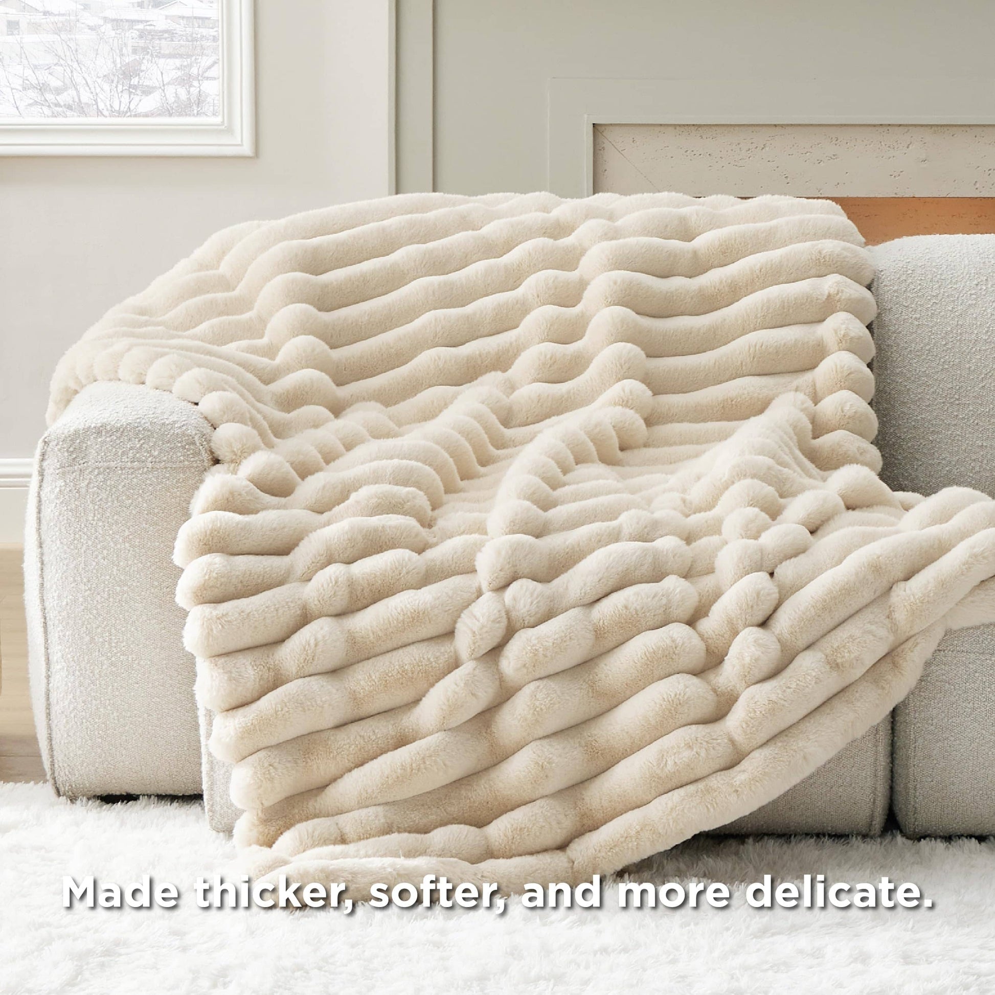 GentleSoft™ Plush Stripe Blanket