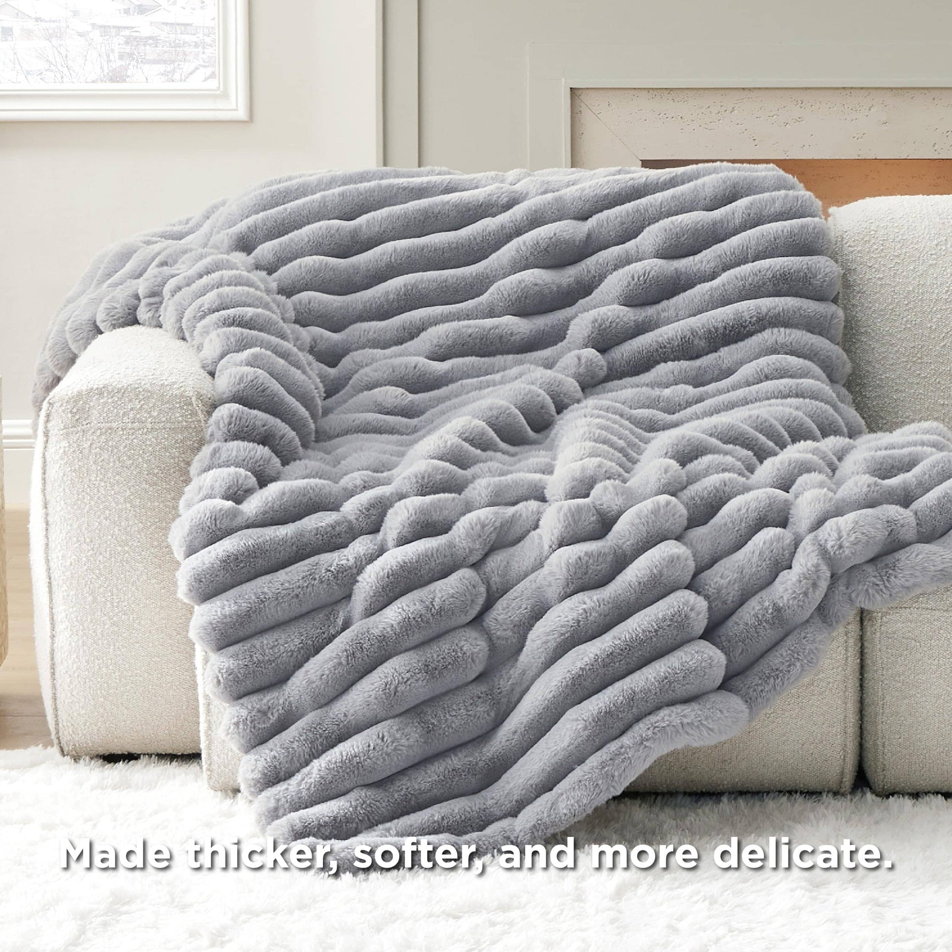 GentleSoft™ Plush Stripe Blanket