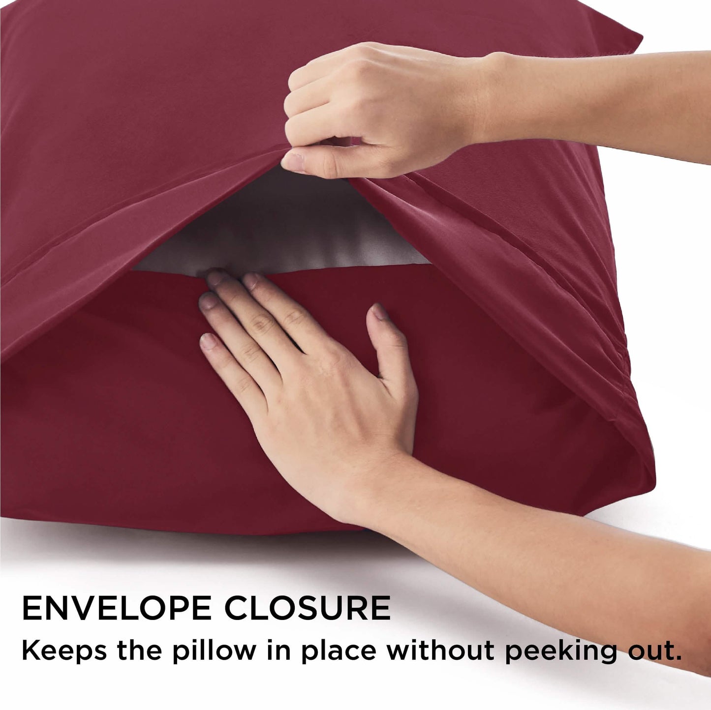 GentleSoft™ Fade and Stain Resistant Microfiber Pillowcase